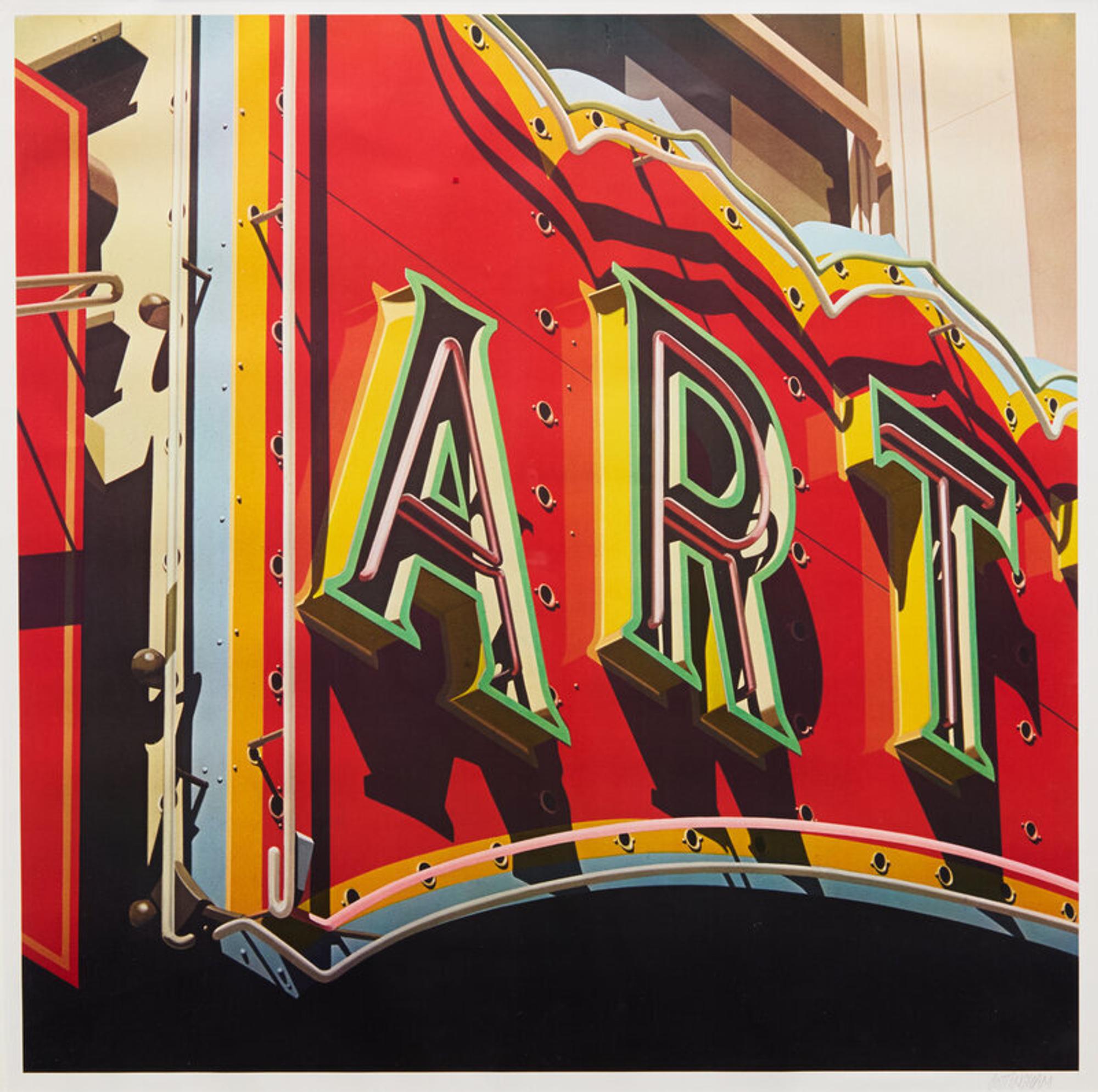 Robert Cottingham (American, b. 1935) — Art , 1992