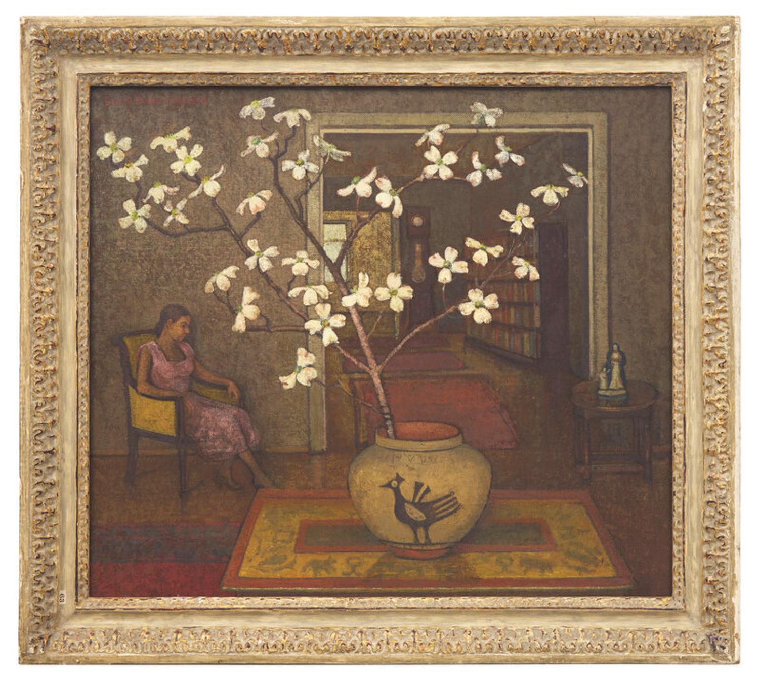 Emma Fordyce MacRae (American, 1887-1974) — Dogwood in Hopi , 1954