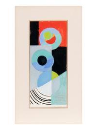 Sonia Delaunay (French/Ukrainian, 1885-1979) — Rythme Coloré , c. 1950-52