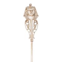 Two American Silver Egyptian Style Ladles