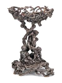 A Napoleon III Electroplated Bronze Centerpiece