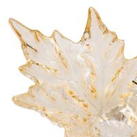 A Lalique Champs Elyseés Amber Bowl