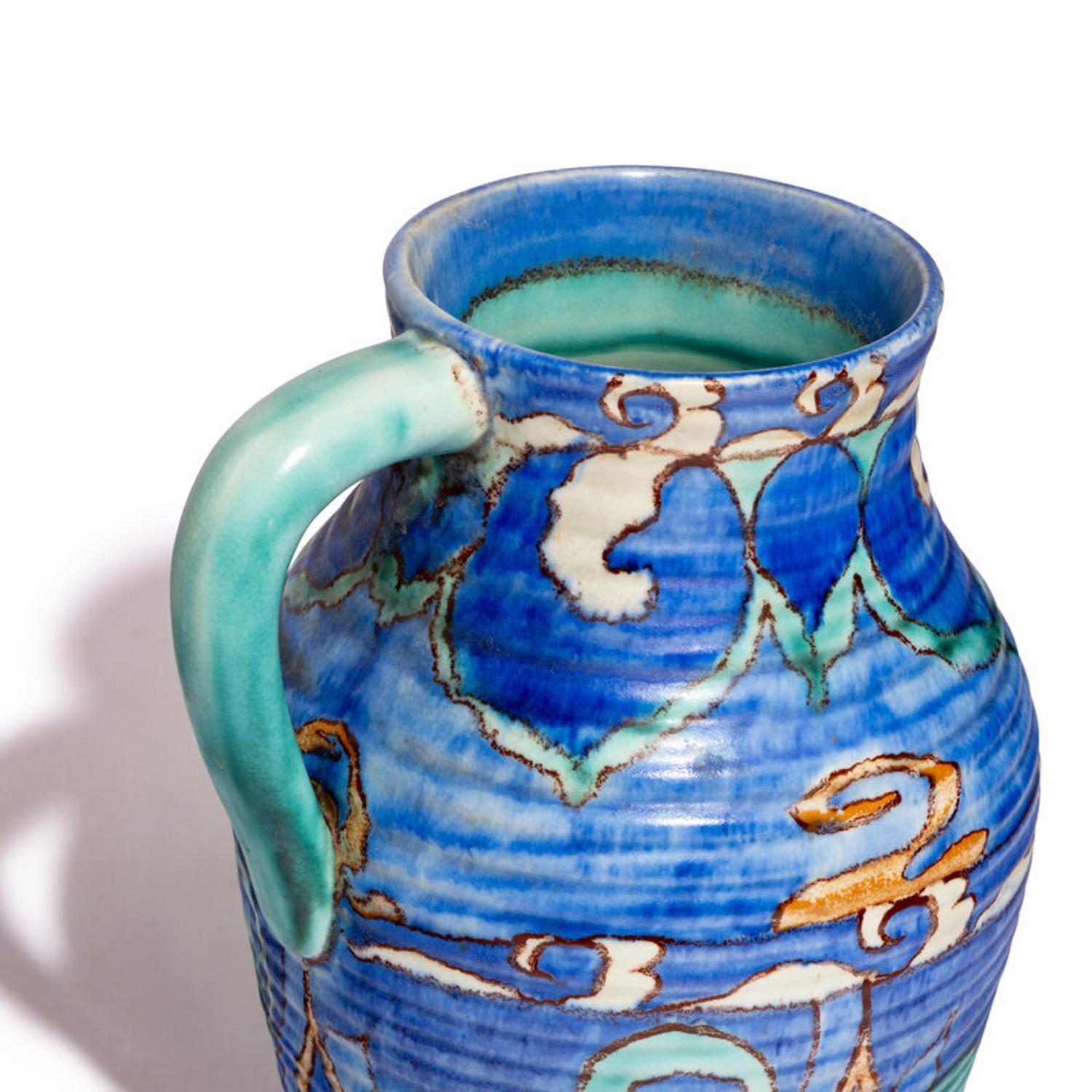 Clarice Cliff (English, 1899-1972) — Persian (Inspiration) pattern Lotus Jug, c. 1930-31