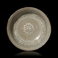 A Korean Buncheong Stem Cup, 14th/15th Century 十四-十五世紀 高麗粉青沙器高足杯