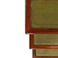 A Set of George IV Mahogany and Gilt-Tooled Leather Inset Library Steps