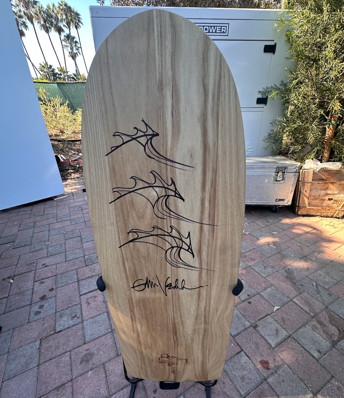 sale-One-Of-A-Kind Eddie Vedder-Signed Wegener Board