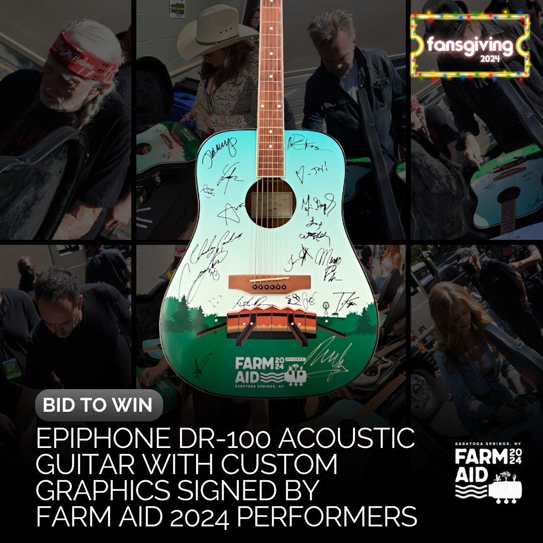 sale-'fansgiving' Farm Aid Signed Guitars