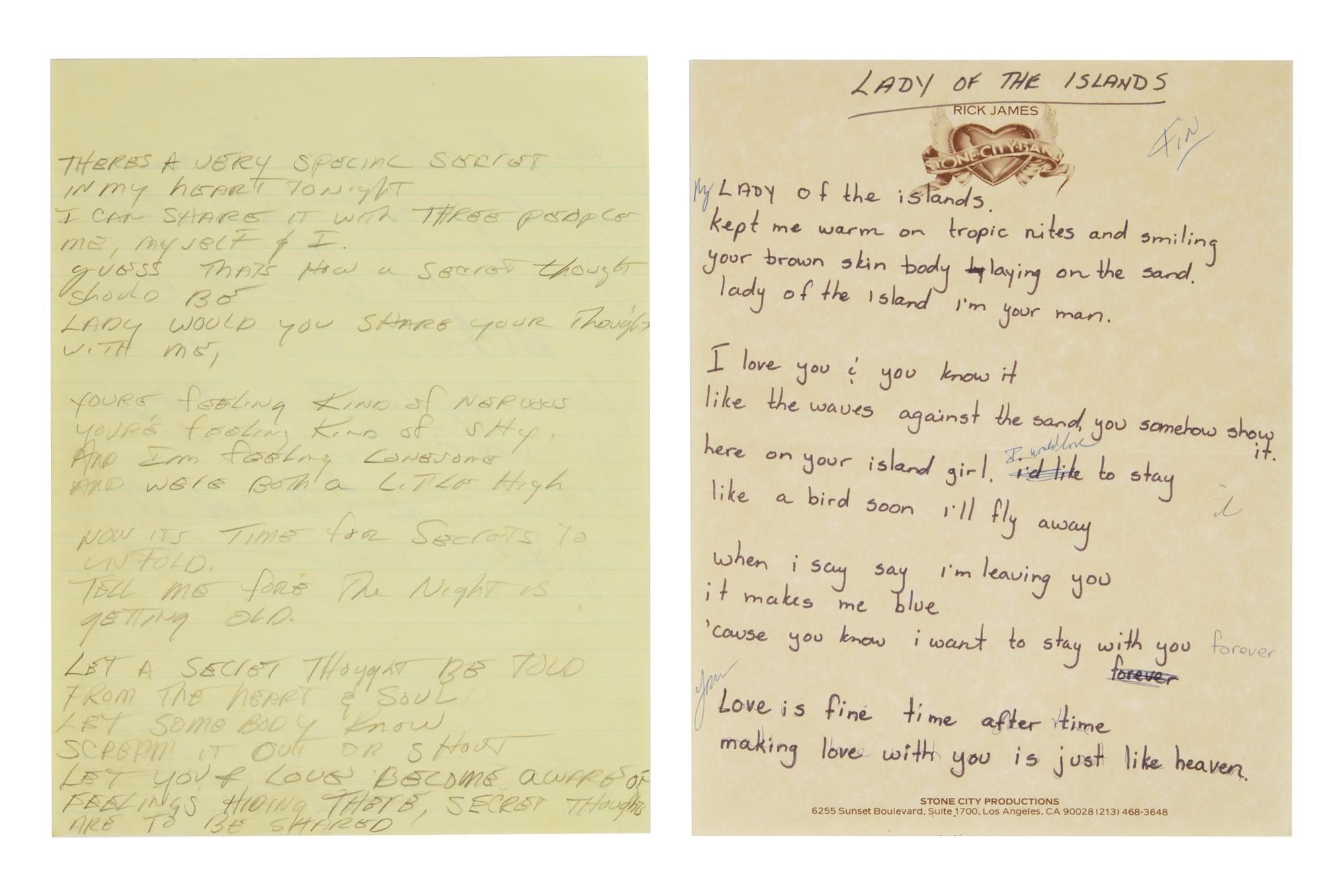Rick James | Handwritten 