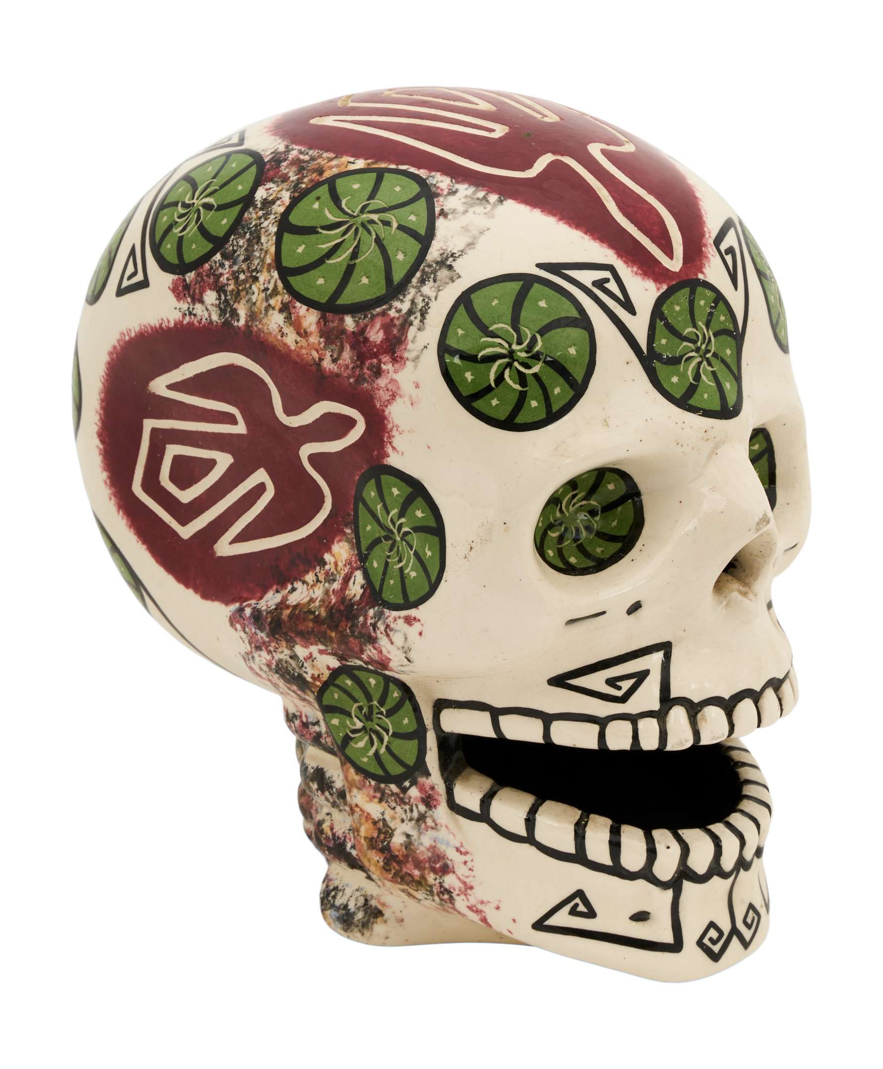 Big Steve” Parish | Psychedelic Mana Pottery Skull Gifted to the