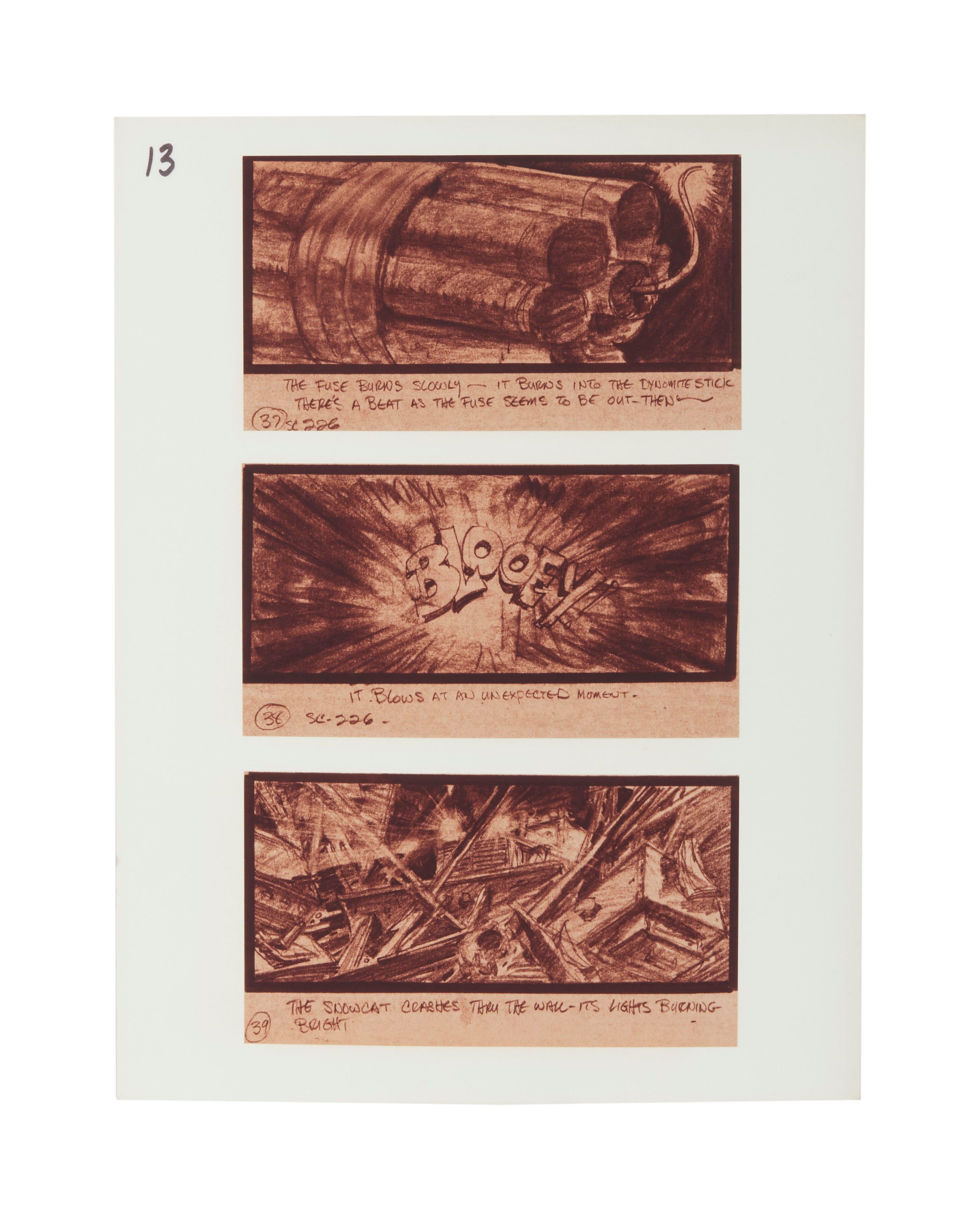 The Thing | Ending Sequence Storyboards (C)