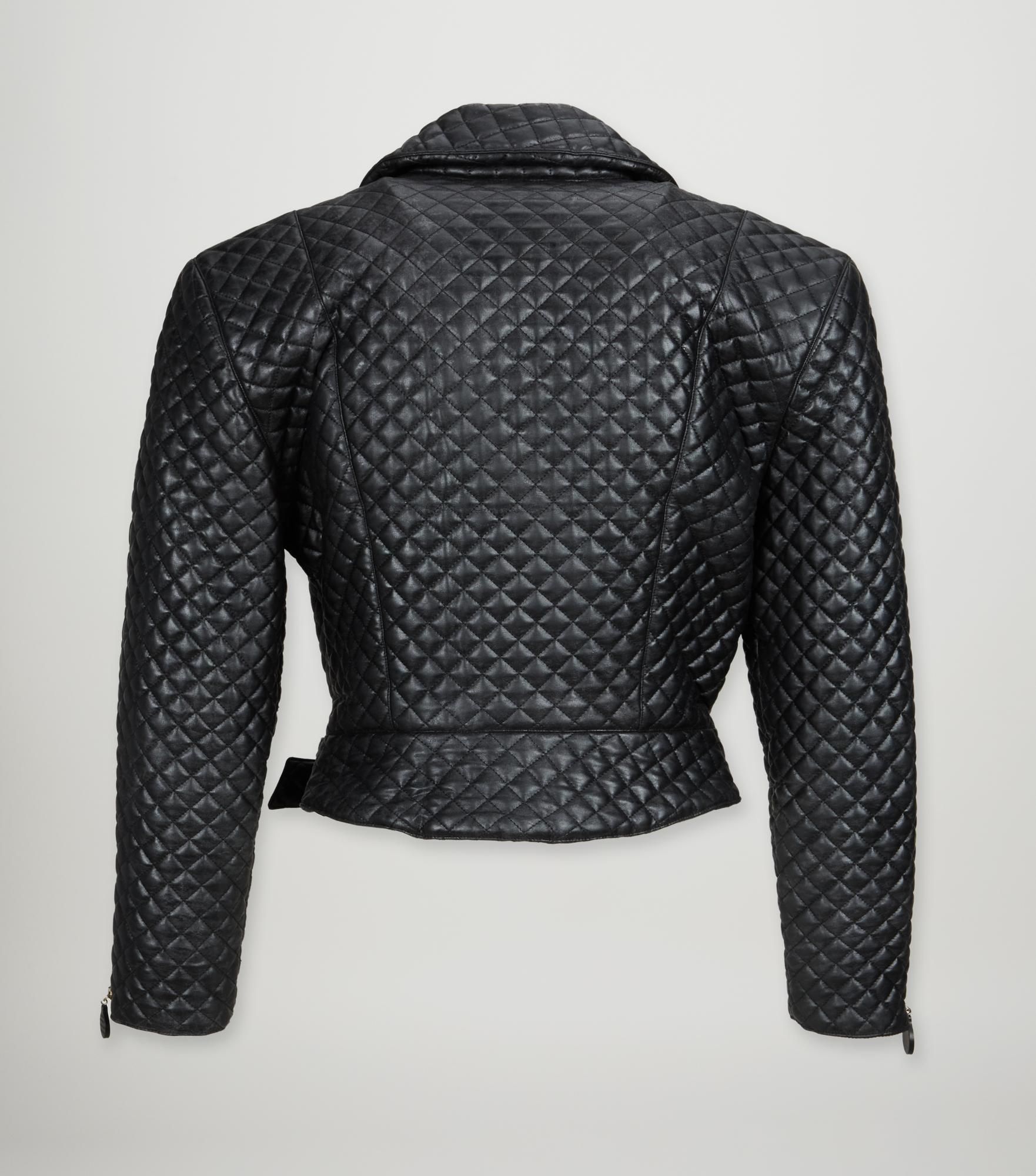 Claude Montana | 80s State of Claude Faux Leather Jacket