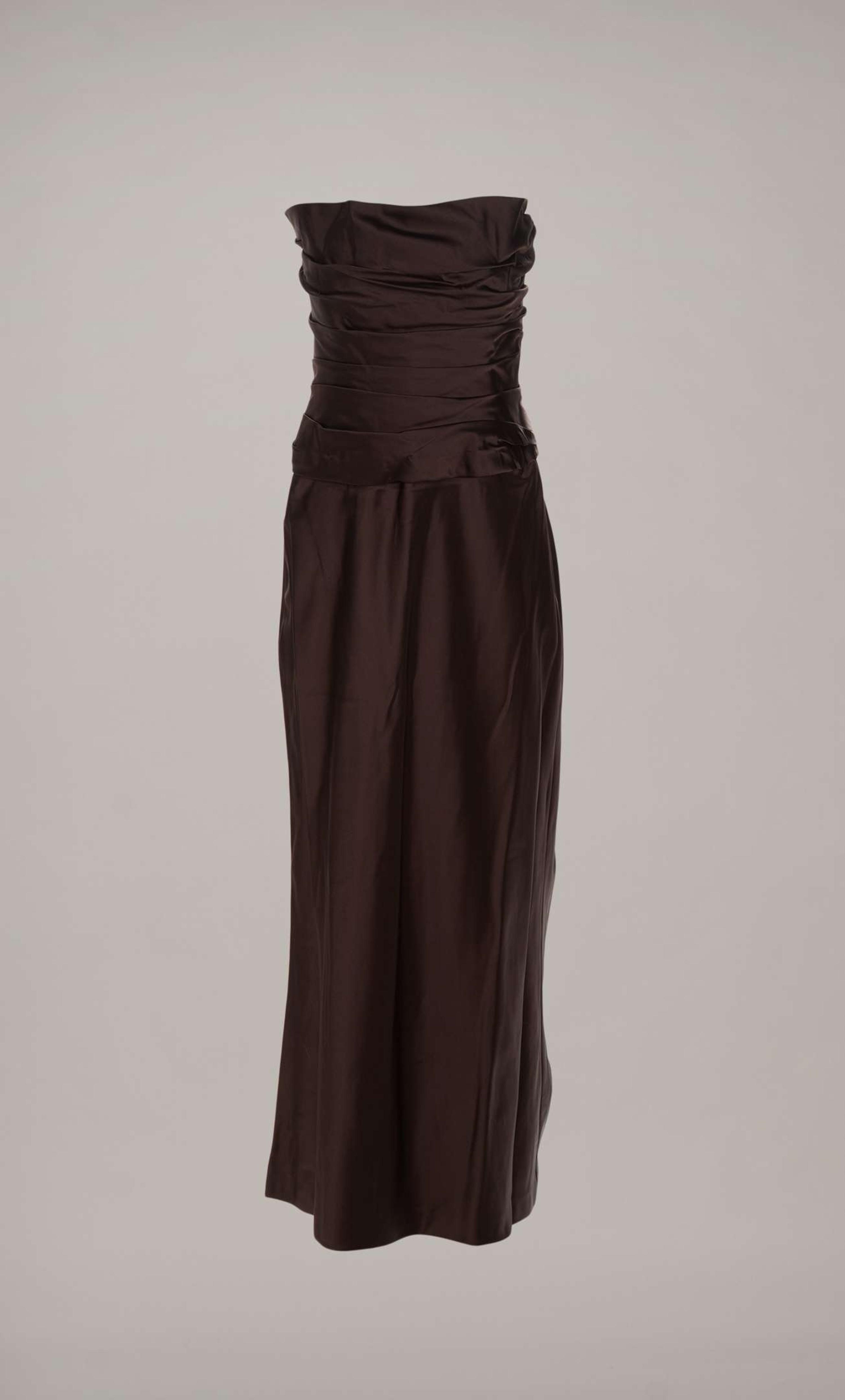 vera wang brown dress Vera Wang: Maely main image 0