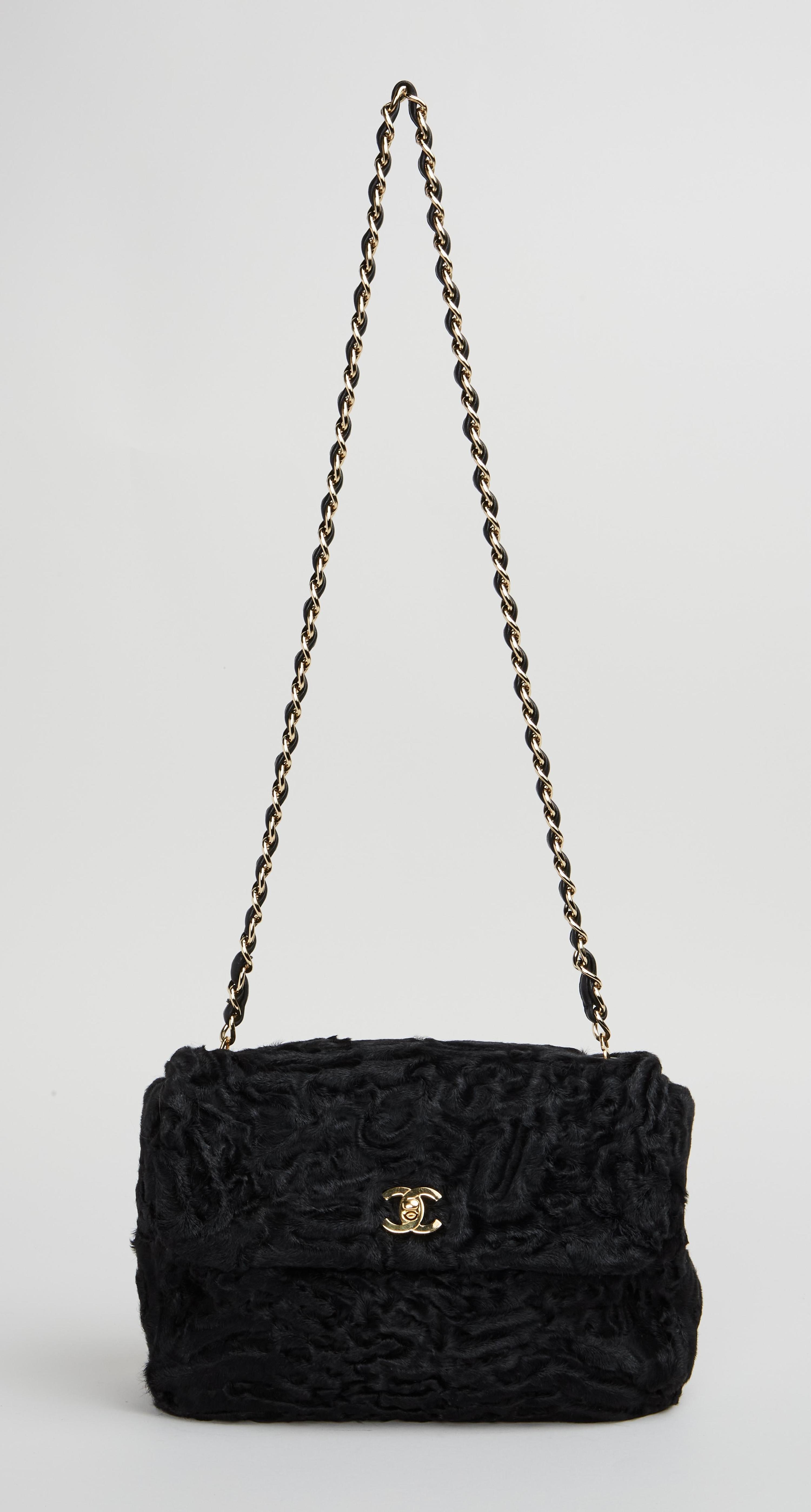 Chanel | 2002-03 Persian Lamb Fur Flap Shoulder Bag
