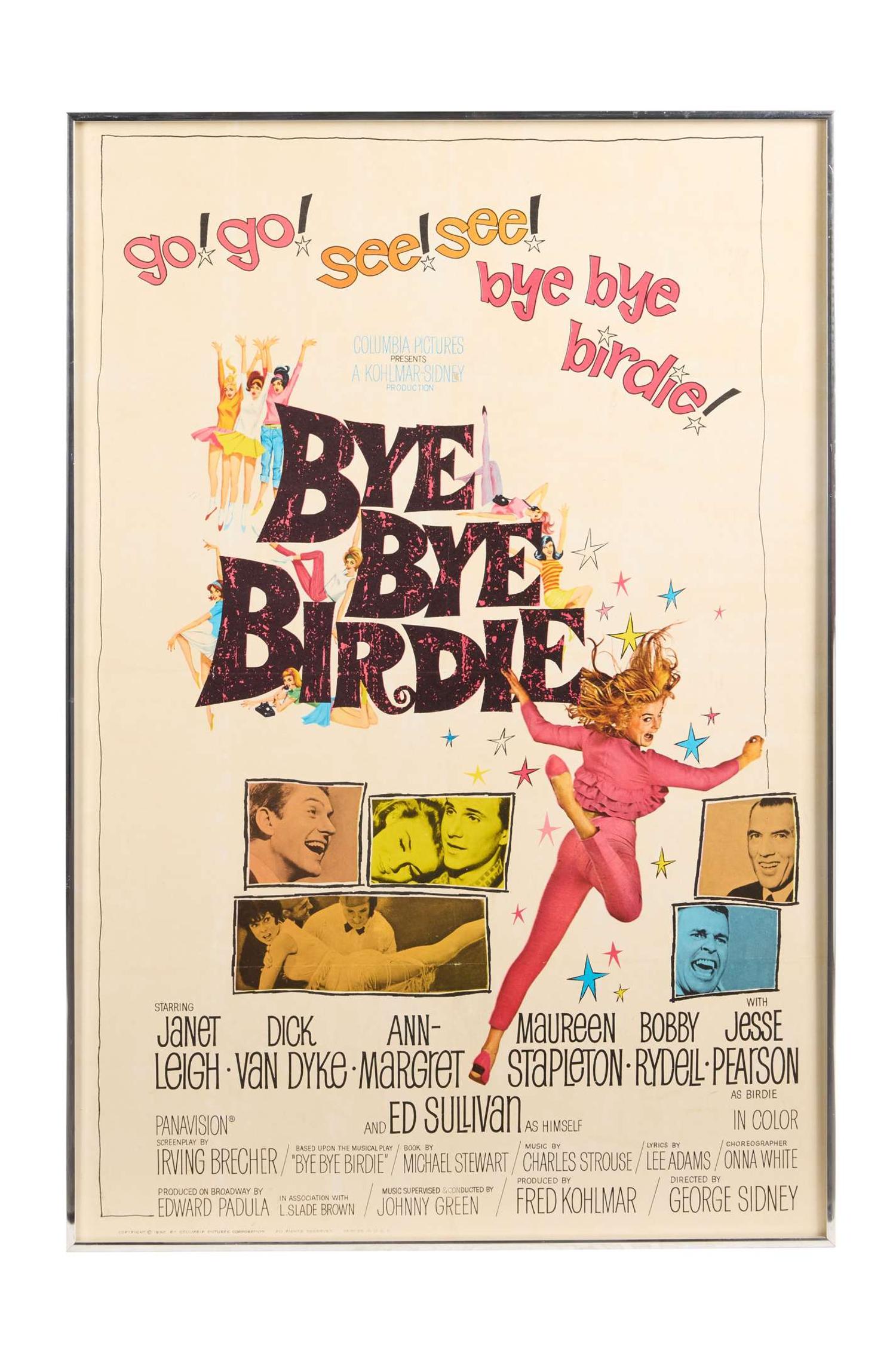 Ann-Margret | 1963 One-Sheet Movie Poster from “Bye Bye Birdie” lot