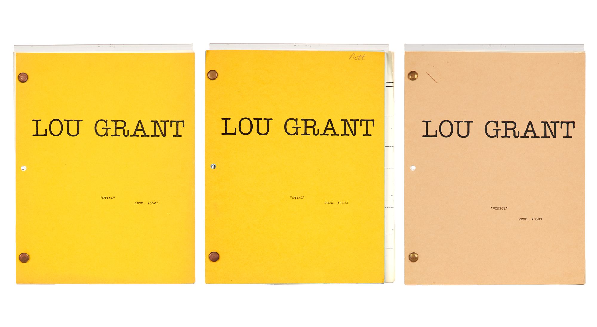 Lou Grant | Three Scripts