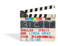 Linda Gray | 1986 “Dallas” Clapperboard for First Episode Directed by Gray