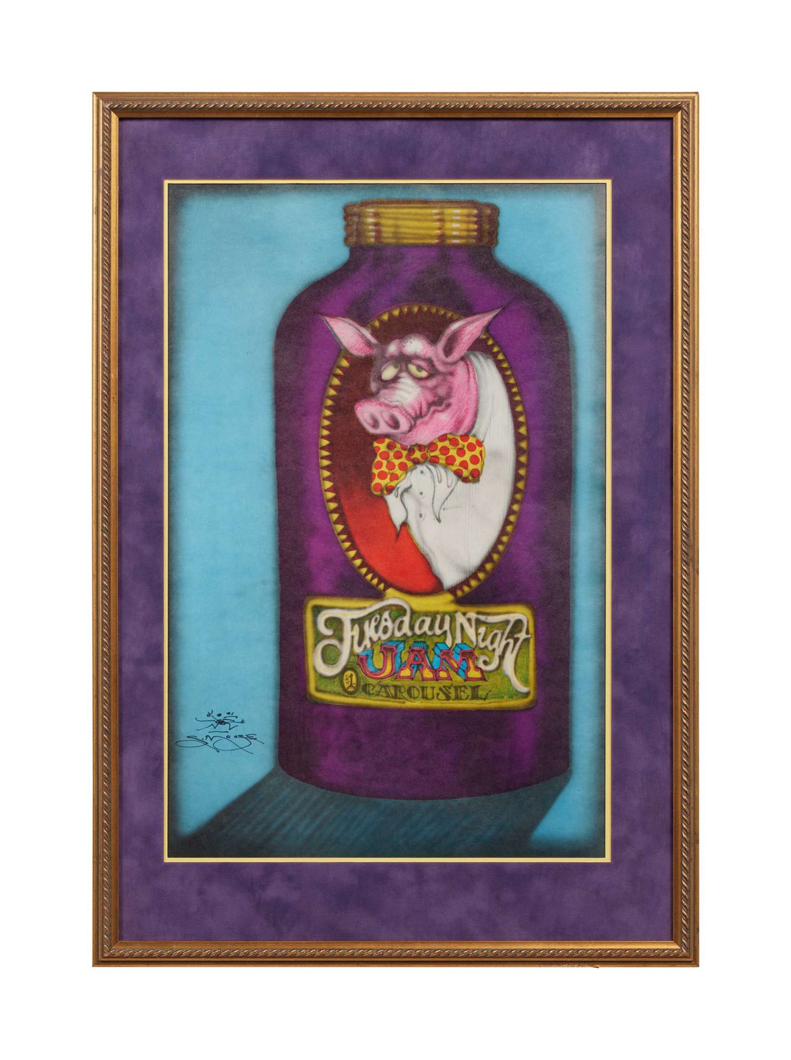 Stanley Mouse | Signed “Tuesday Night Jam” Print Gifted to