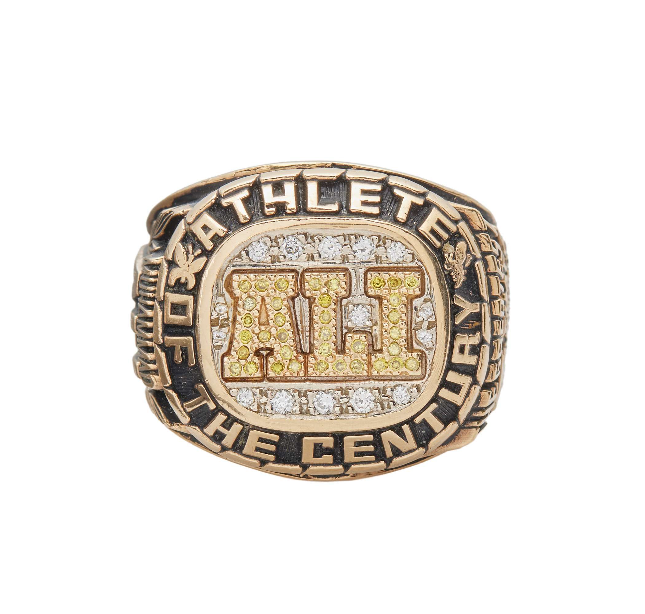Jerry Weintraub | Muhammad Ali Champion 14K Yellow Gold, Diamond, and ...