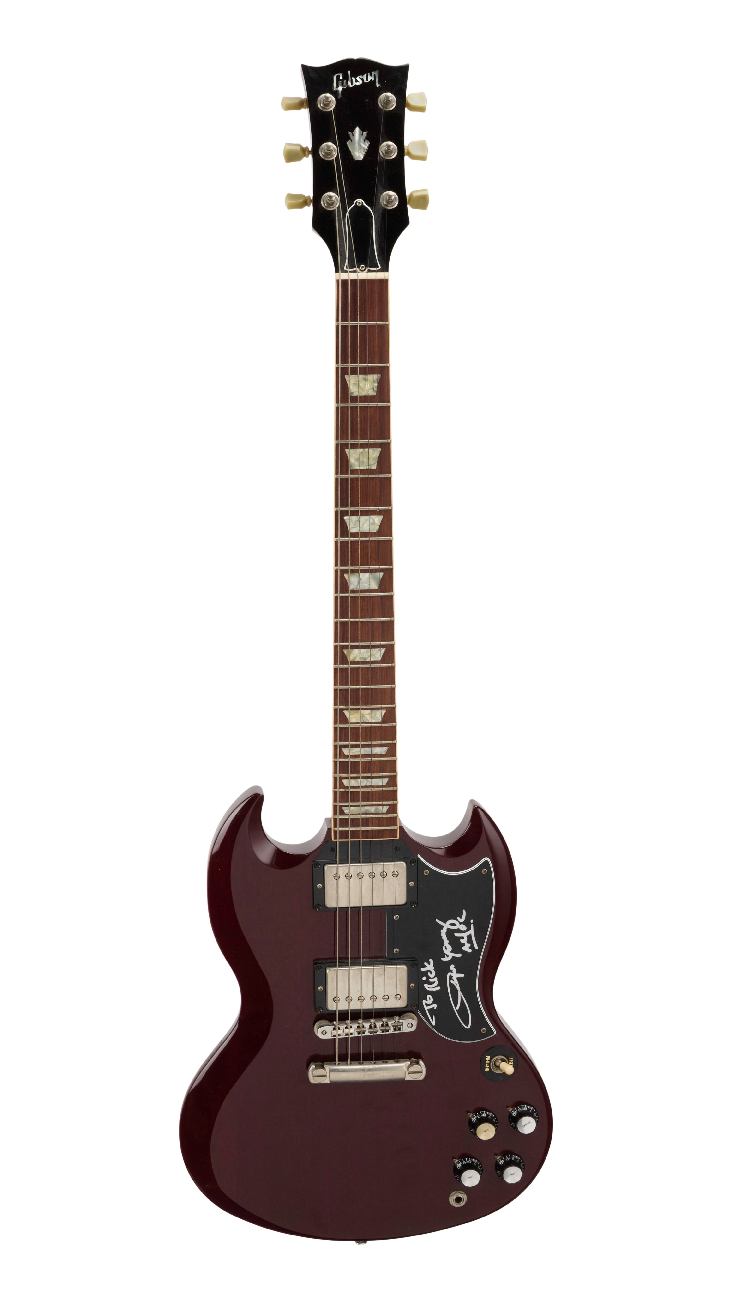 AC/DC | Angus Young Signed 1990 Gibson SG 1962 Reissue