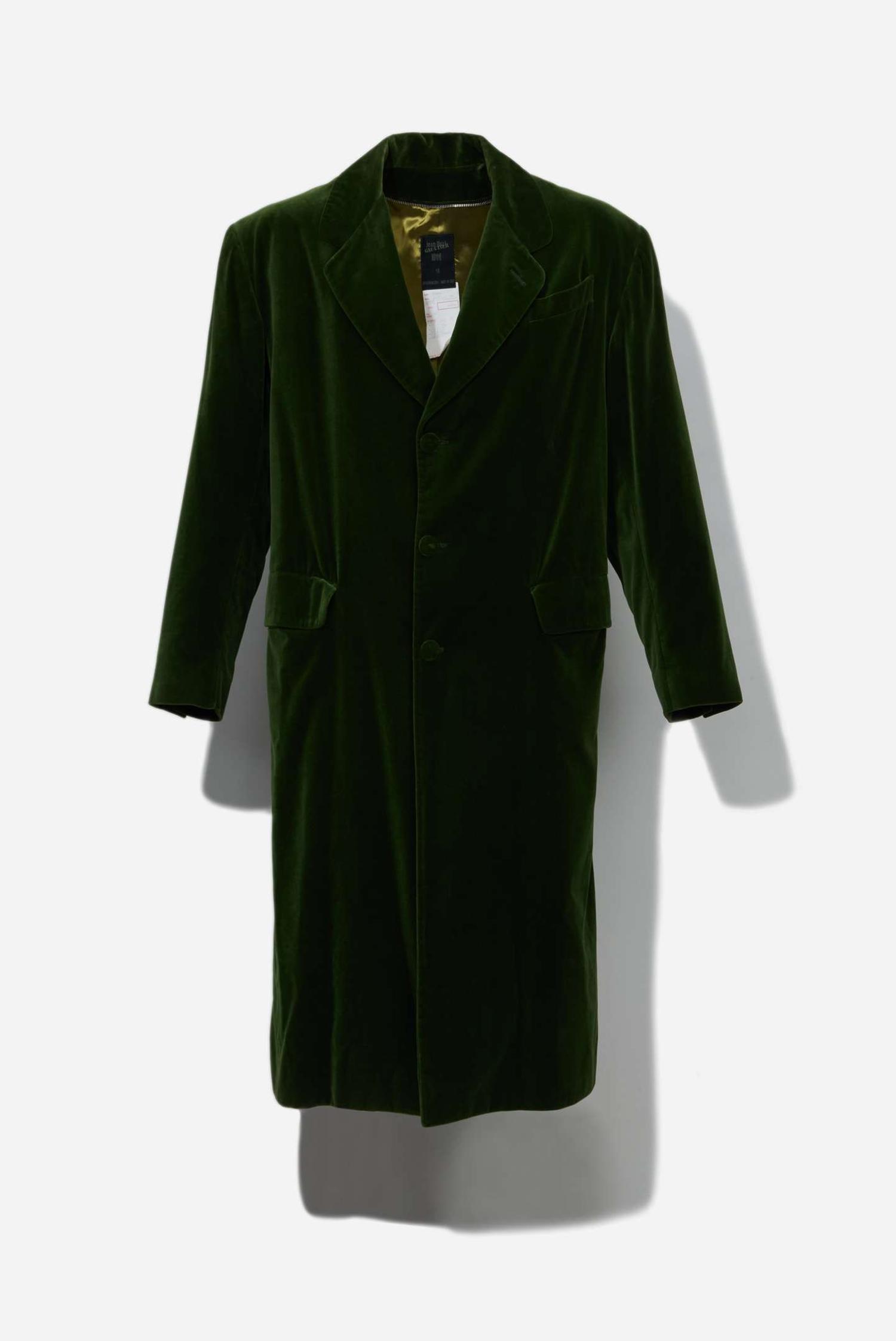Boy George | 1988 “Whisper” Music Video Worn Gaultier Homme Green Velvet Coat (With Images) lot