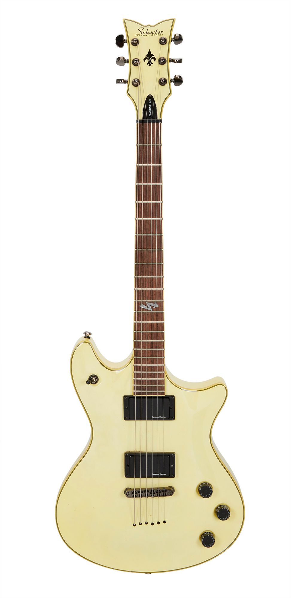Tommy Lee | Schecter Tempest Blackjack ATX Electric Guitar, Aged White