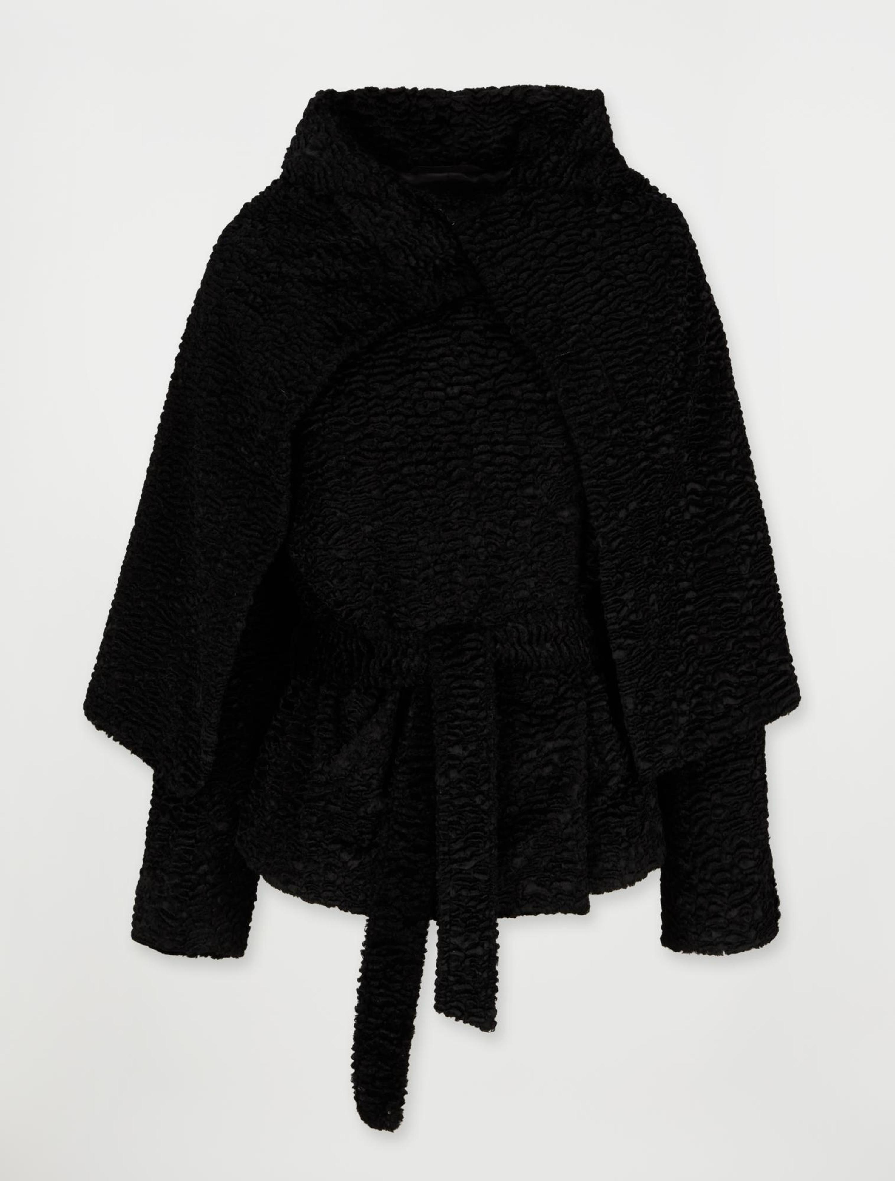 Ann Demeulemeester | Fall 2010 Faux Persian Lamb Fur Jacket