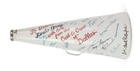 Linda Gray | 1986 “Dallas” Cast and Crew Signed and Inscribed Director's Megaphone