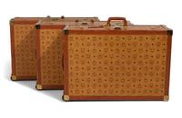 Whitney Houston | MCM Visetos Monogram Canvas Luggage (3)