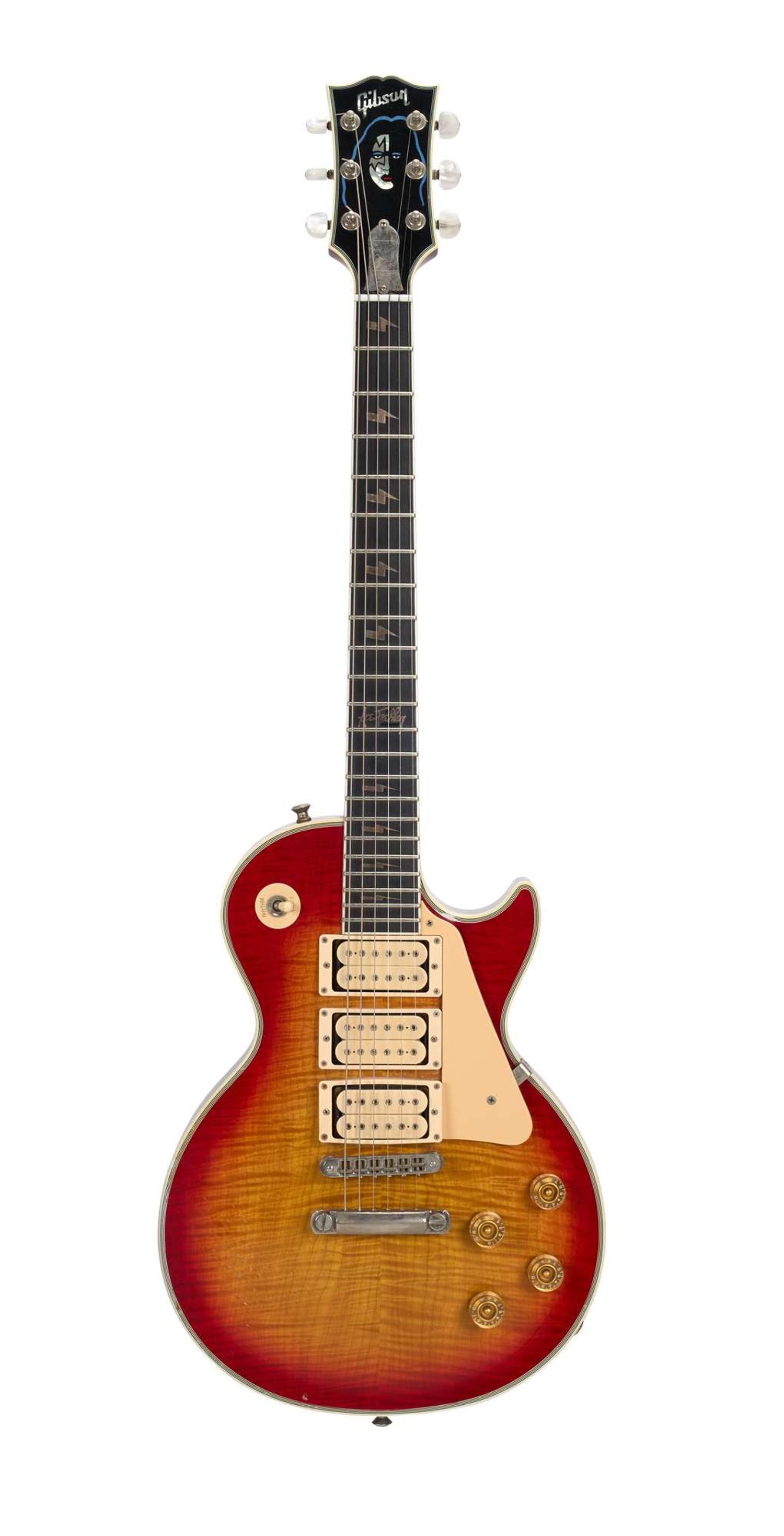E COX AS 37B GIBSON uK 7.5 3ホール KISS | Ace Frehley Super Bowl XXXIII Stage Played Artist Proof