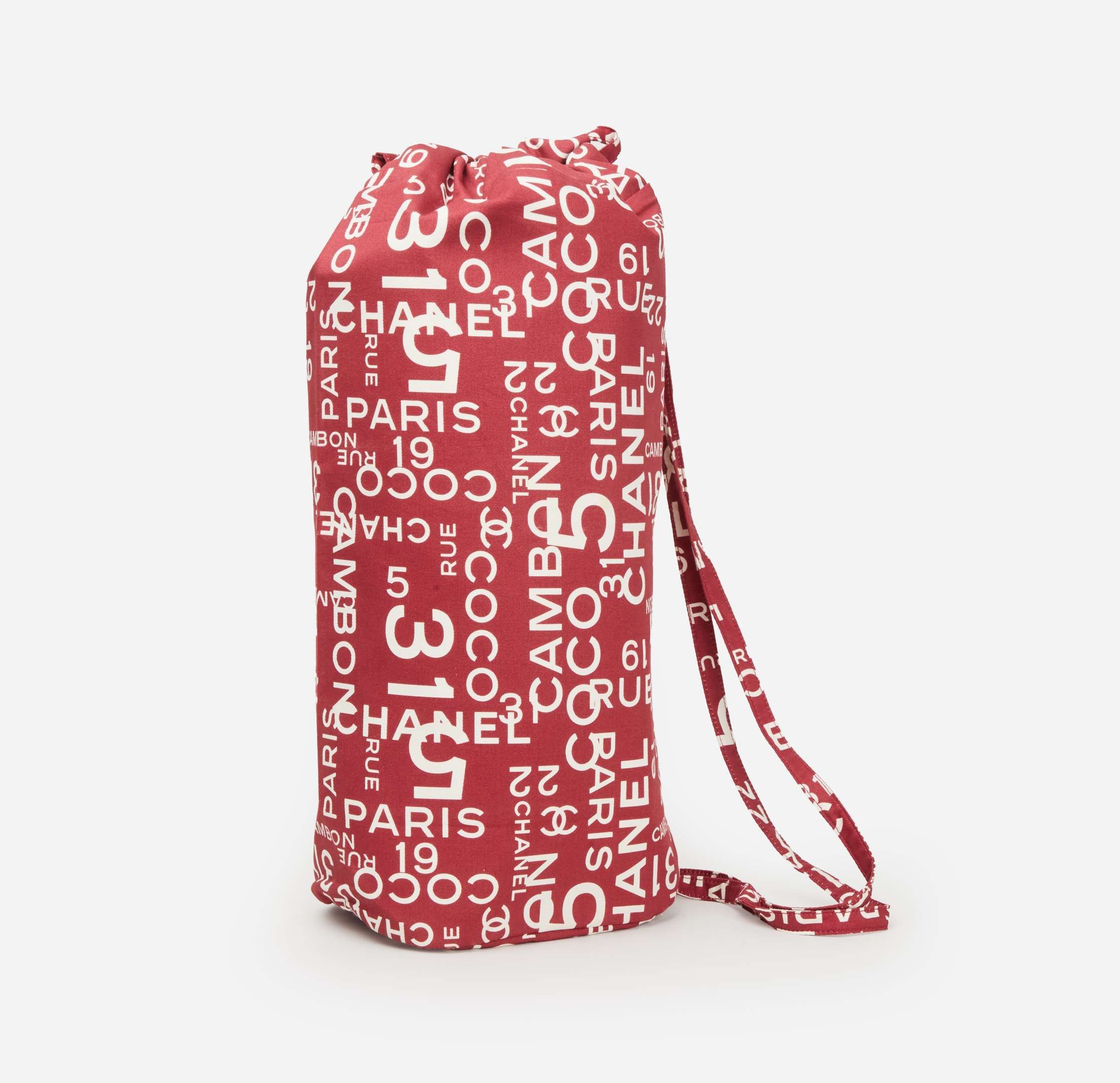 Chanel | 2002 “31 Rue Cambon” By the Sea Canvas Backpack