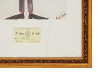 Friars Club | Five Misc. Framed Items