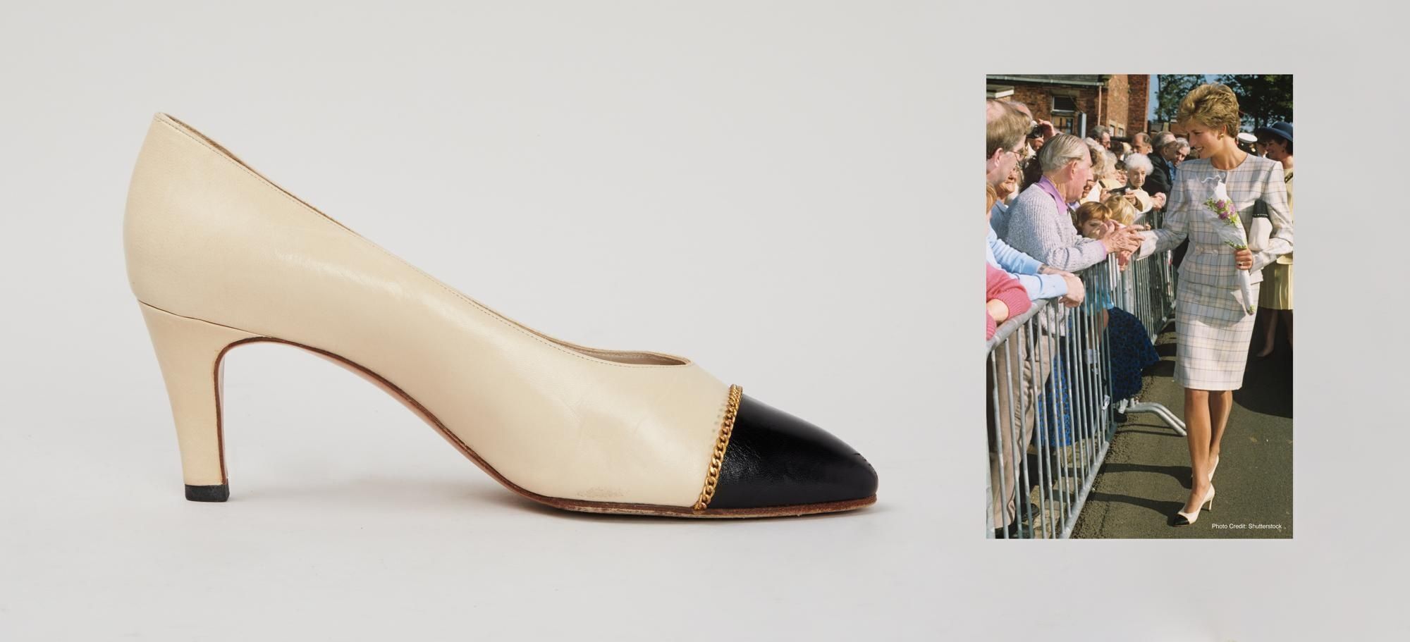 Princess Diana | 1993 Photo Worn Chanel Two-Tone Pumps