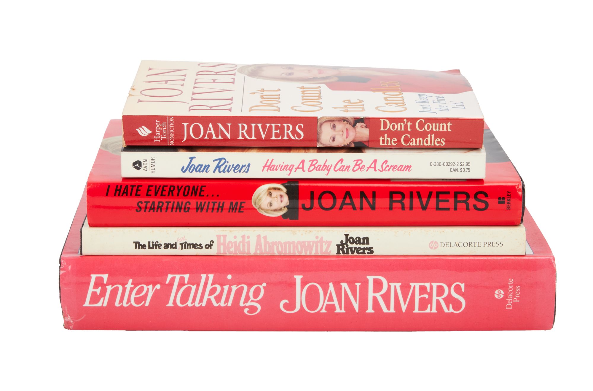 Joan Rivers | Five Books by Rivers, with One Signed
