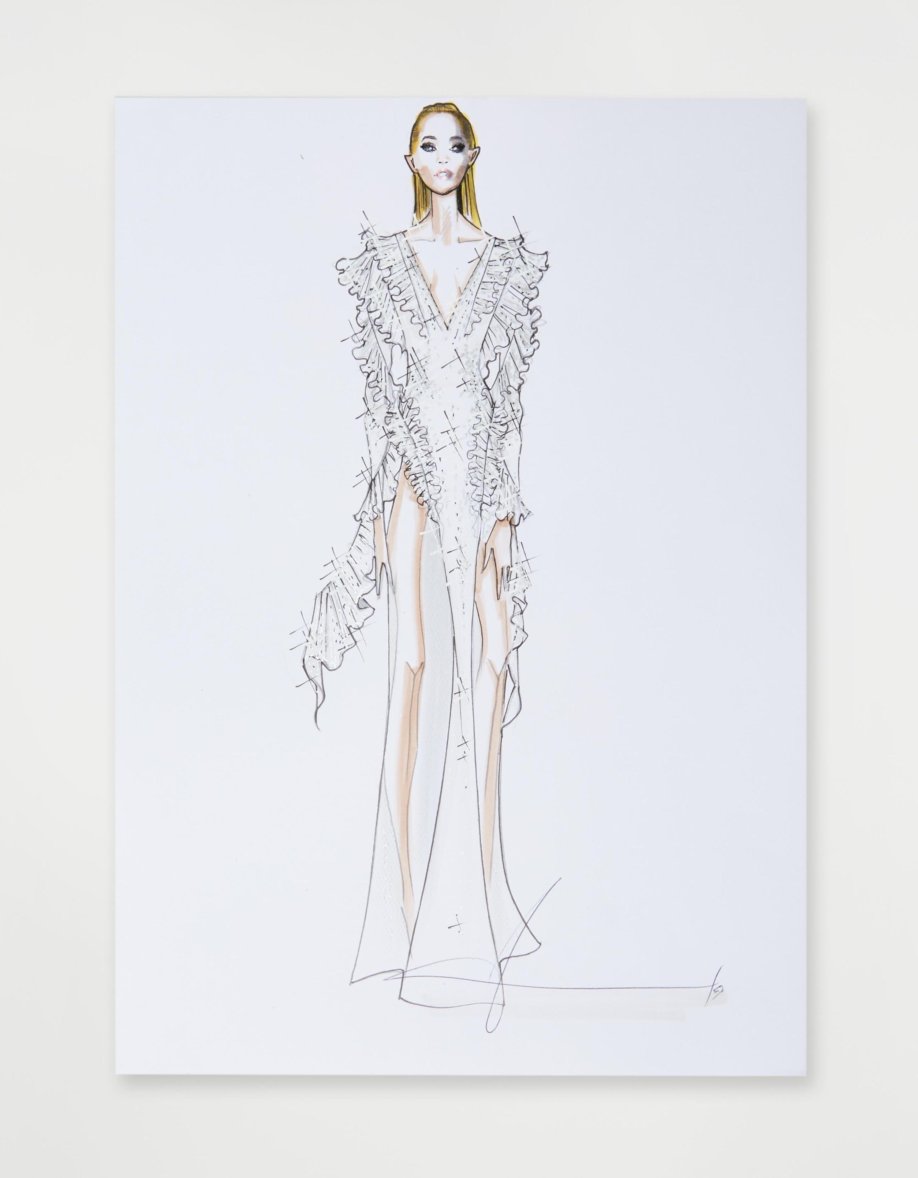 Rita Ora | Francesco Scognamiglio Signed Illustration Rita Ora