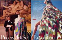 Emilio Pucci | 1965 Resort Patterned Cape