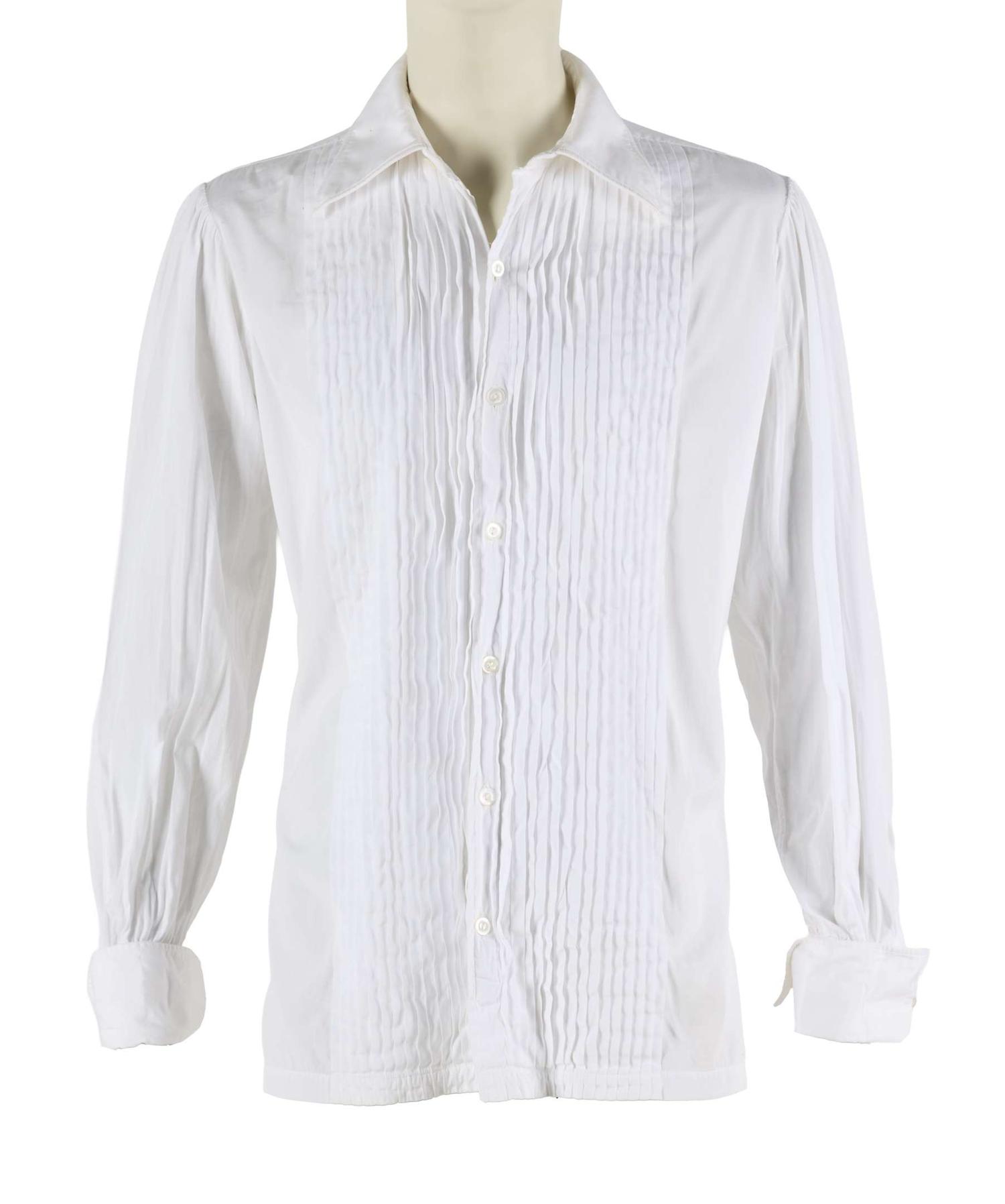 Frank Sinatra | 1969 Custom-Made Tuxedo Shirt lot