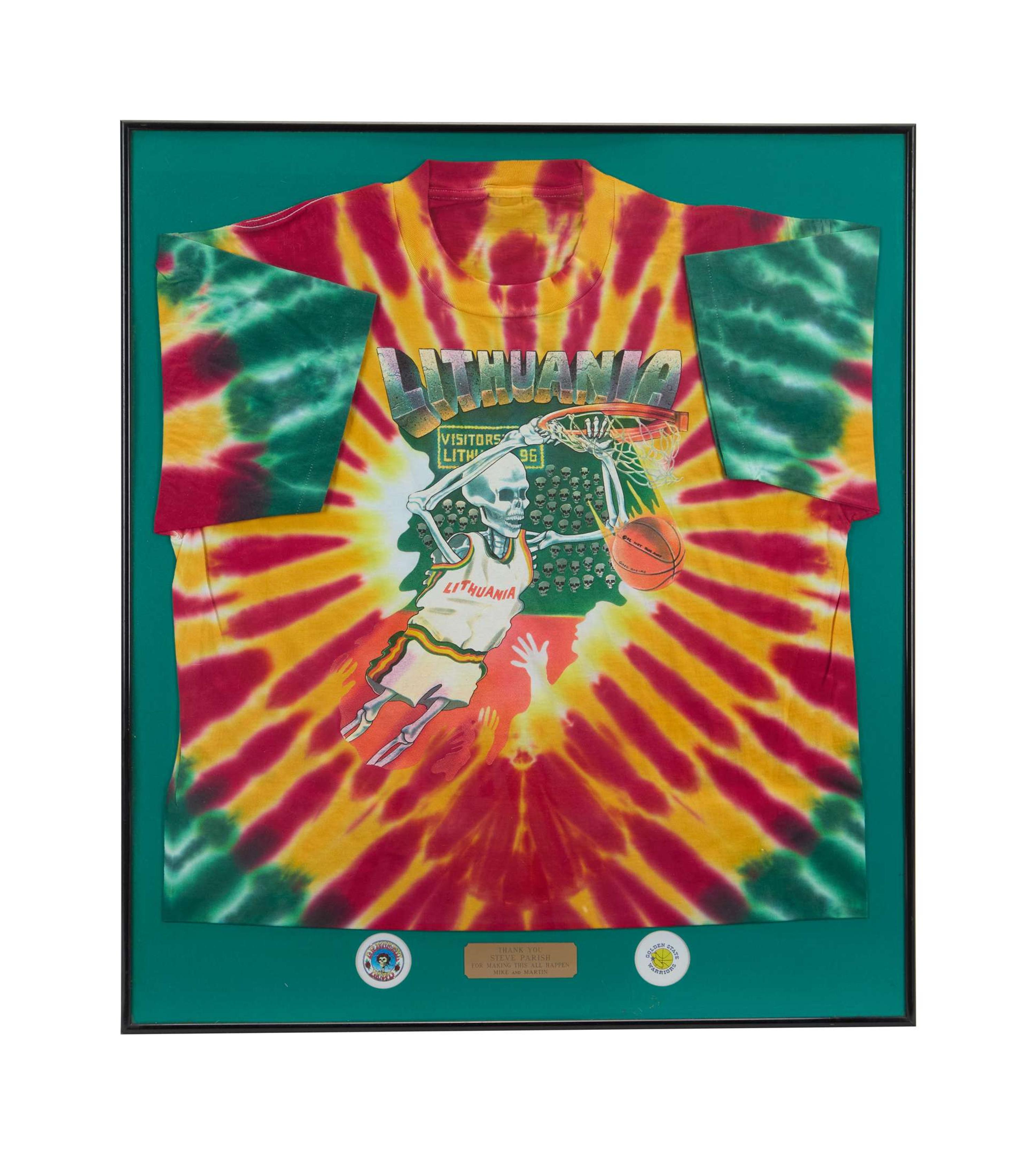 Grateful Dead | Framed Lithuanian Basketball Tie-Dye T-Shirt