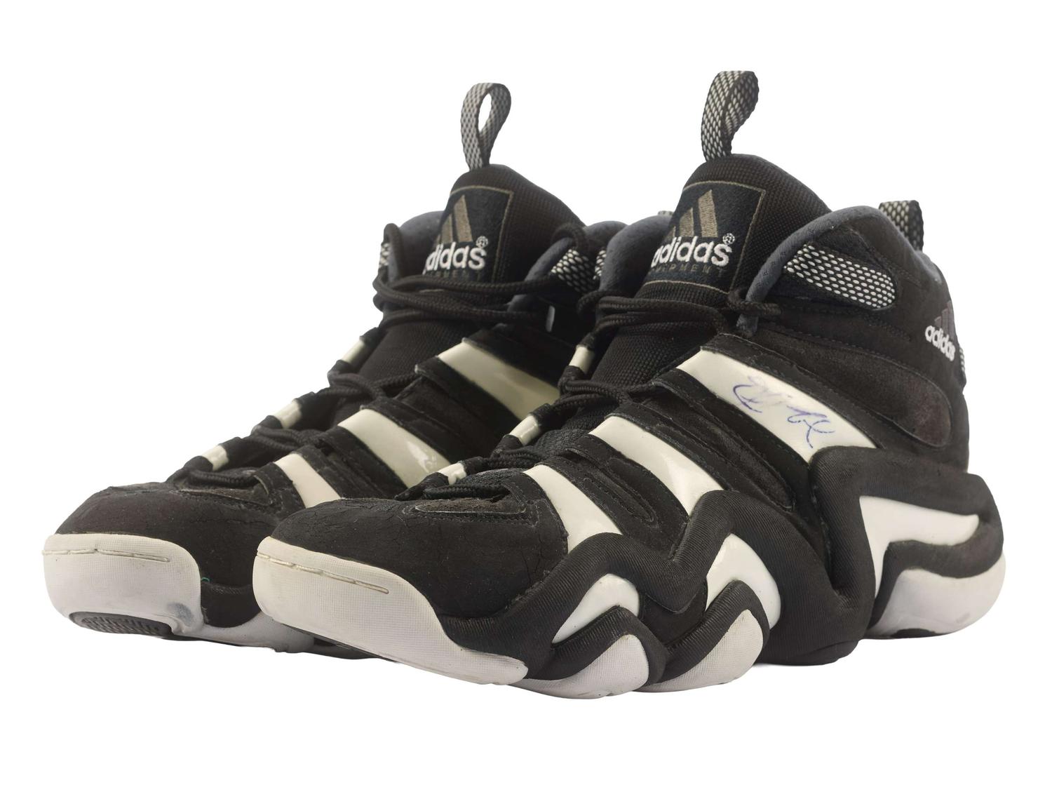 Kobe Bryant | Game-Worn and Signed 1997 Adidas Basketball Shoes (MEARS) lot