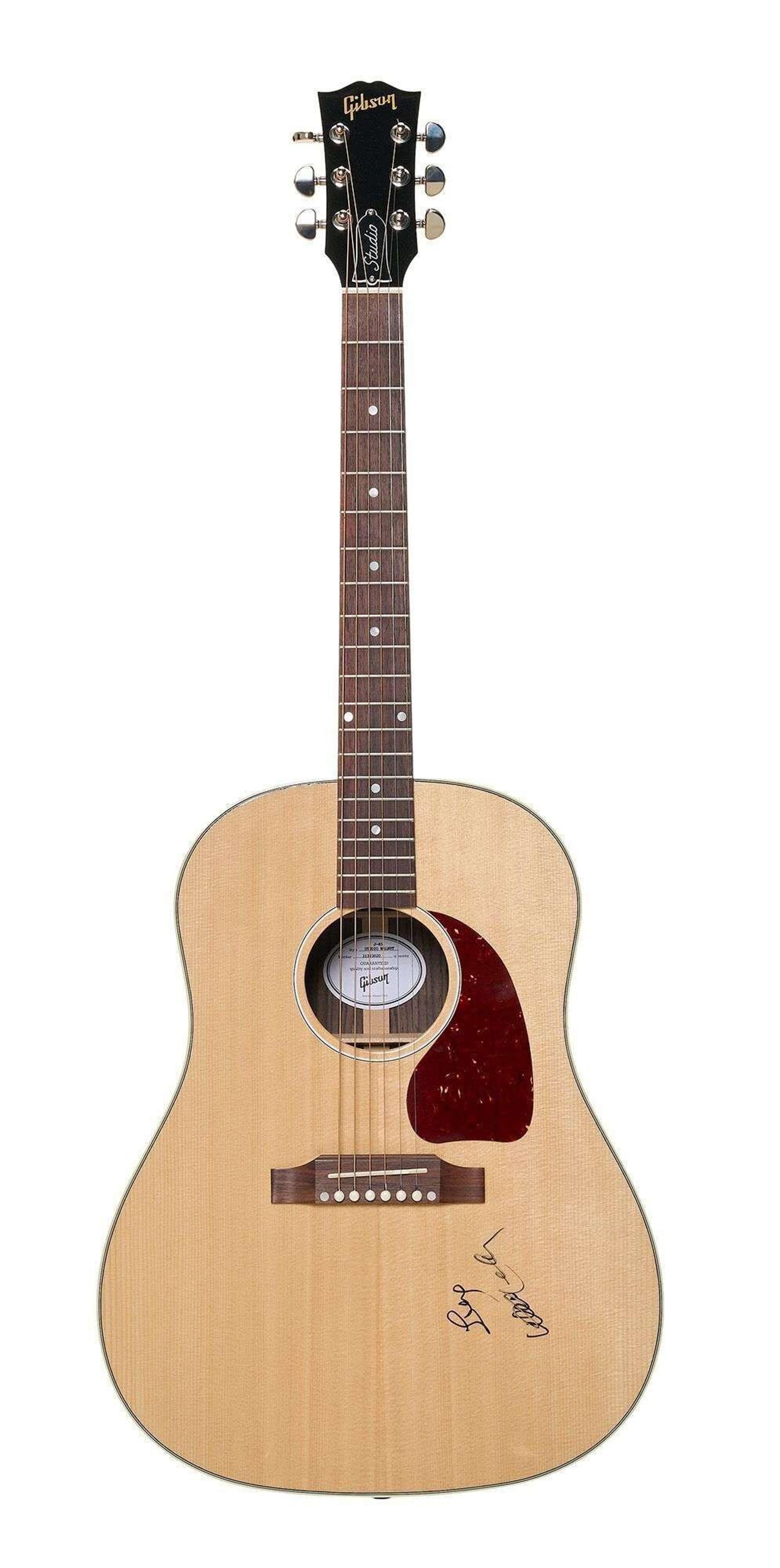 Willie Nelson | Signed Gibson J-45 Studio Rosewood Acoustic Guitar 