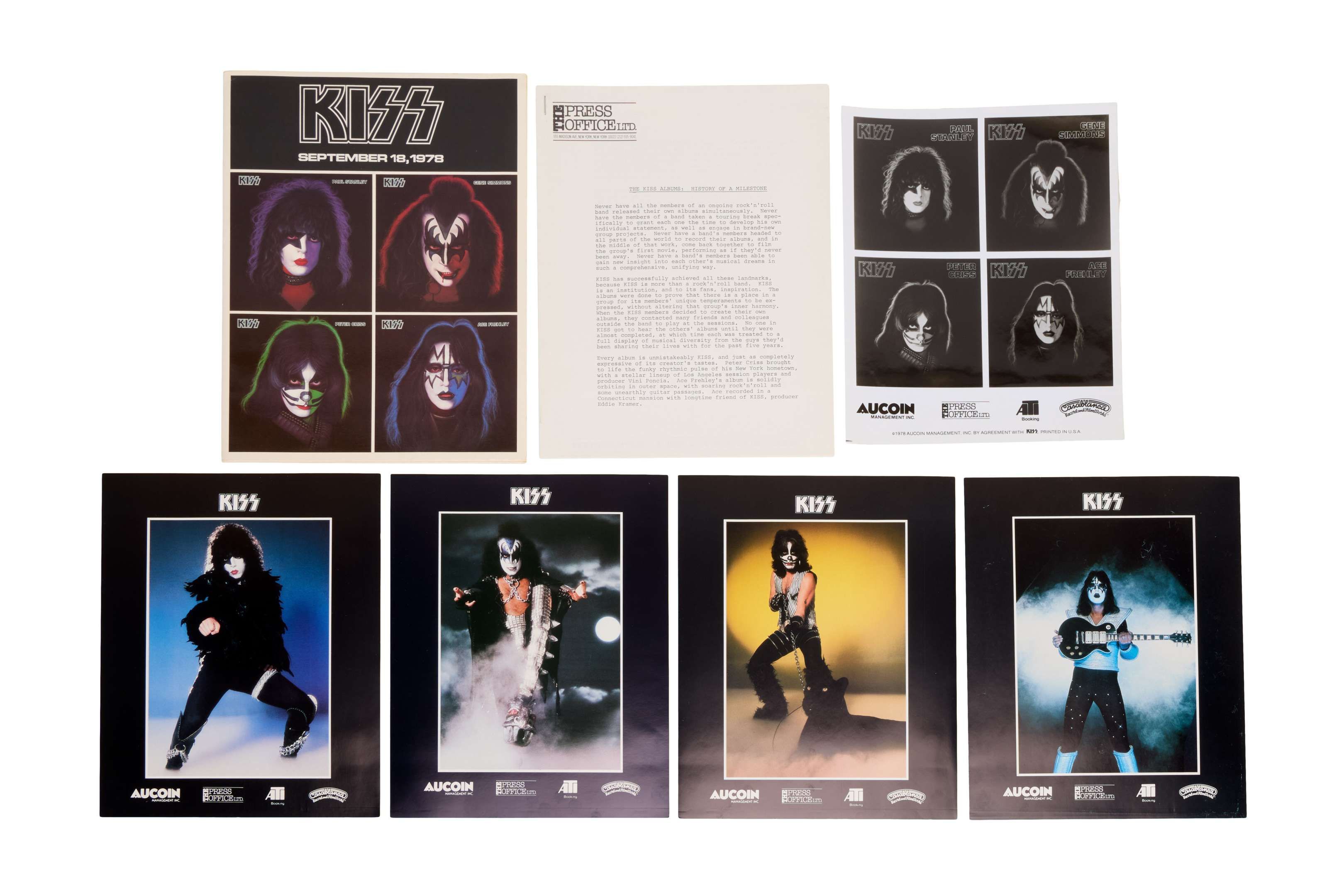 KISS | 1978 Solo Albums Press Kit