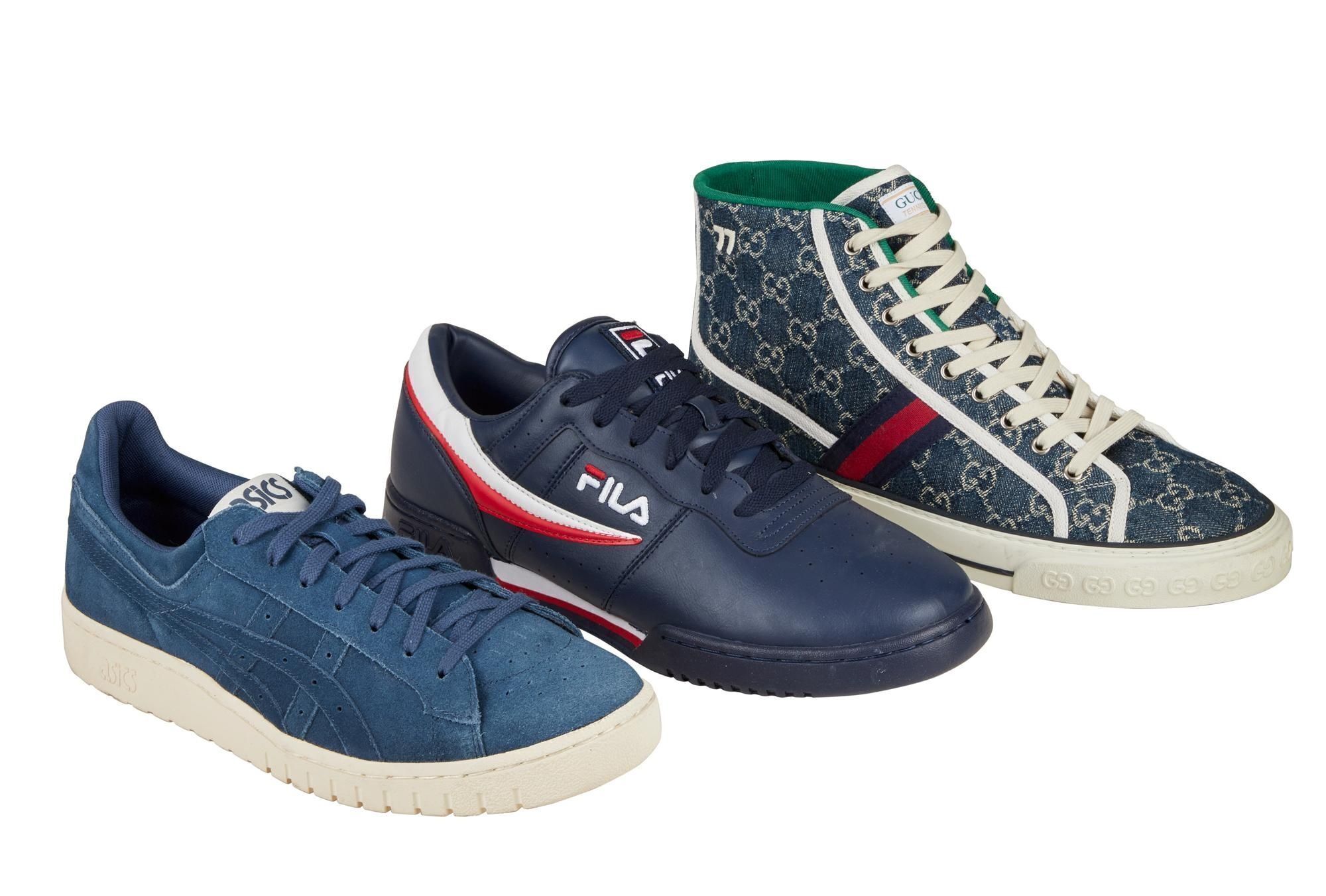 Rick Ross | Gucci "Tennis 1977" High Top Sneakers, Asics Gel-PTG "Blue