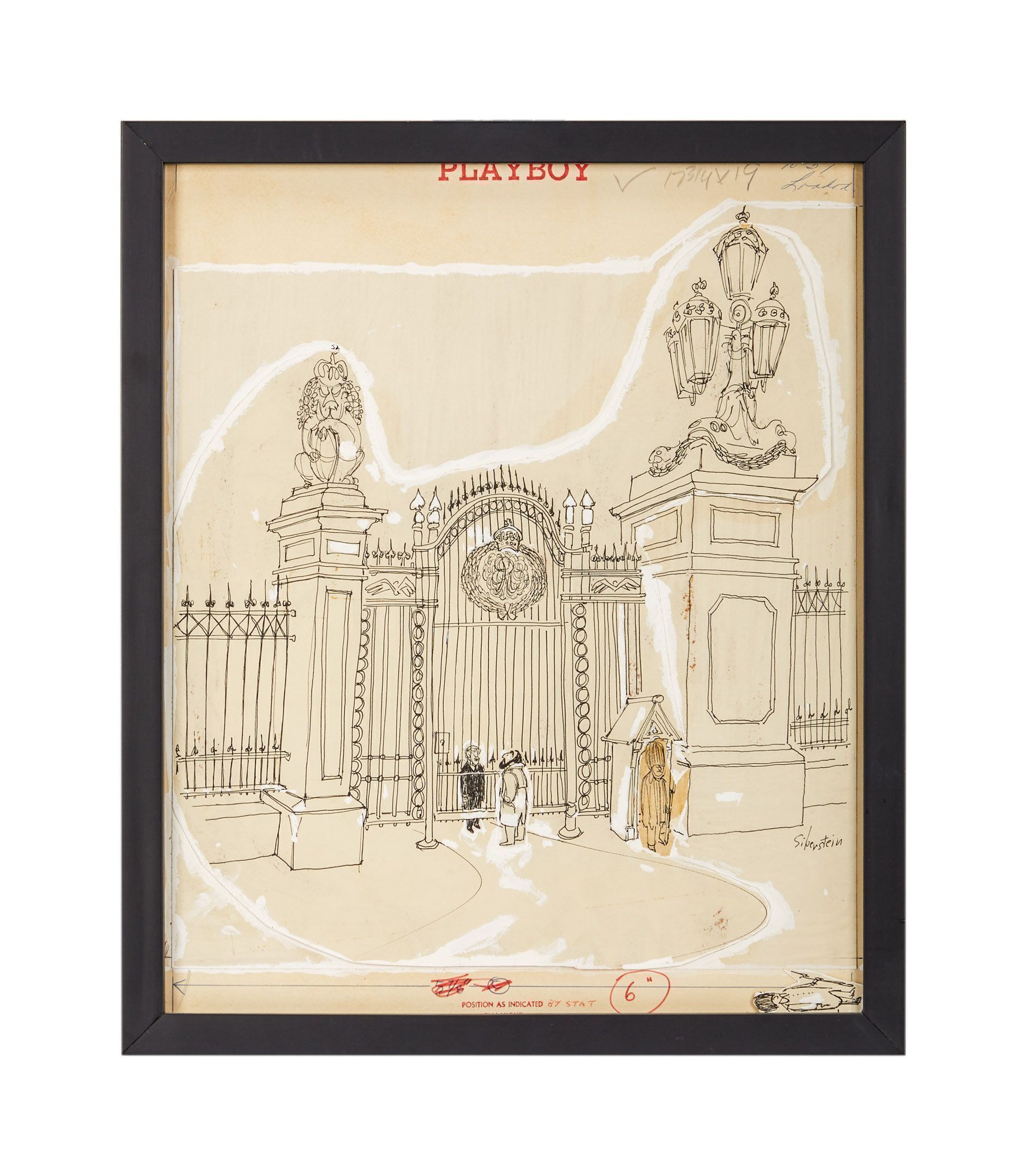 Playboy | Shel Silverstein London Drawing
