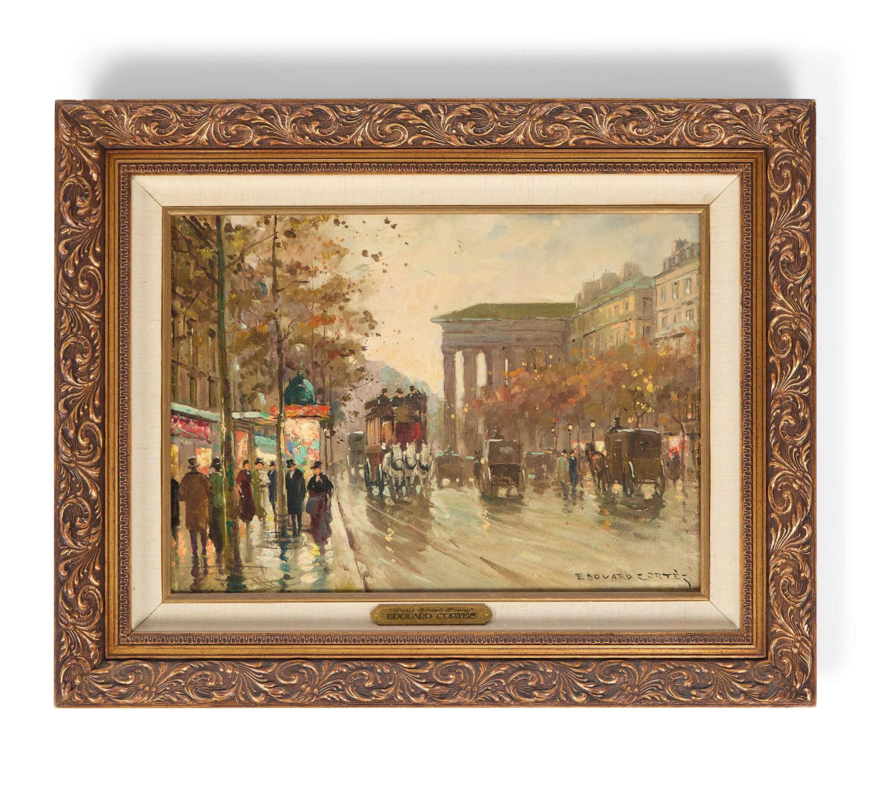 Cortes、Place de la Madeleine、希少画集より、新品額装 Loni Anderson | Edouard Cortes La Madeleine Paris Painting