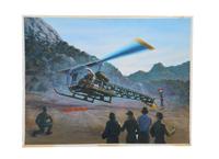 M*A*S*H | Revell Helicopter Original Box Artwork and Model