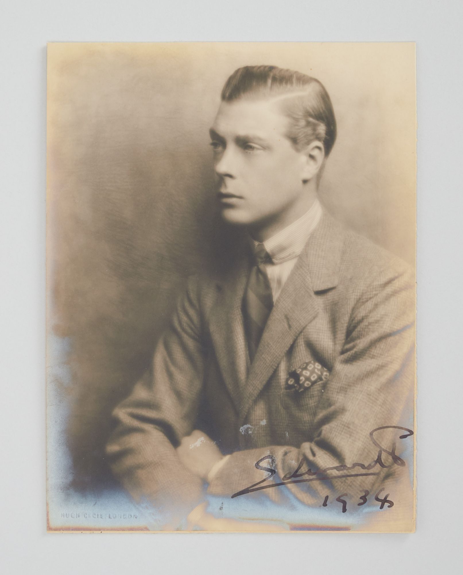 Edward VIII, Duke of Windsor | 1934 Signed Portrait Photograph
