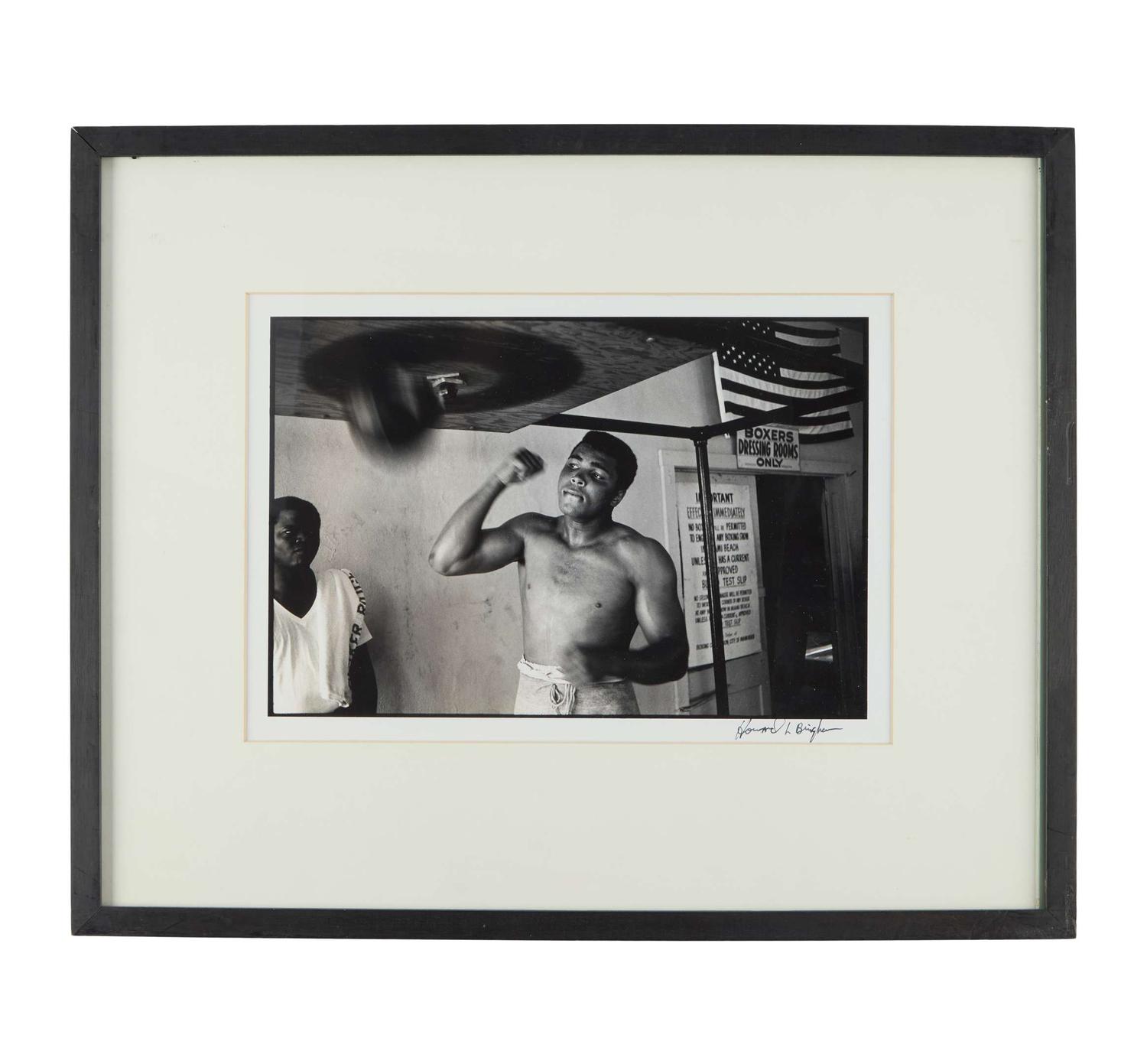 Muhammad Ali | Howard Bingham Signed Miami Training Photo lot