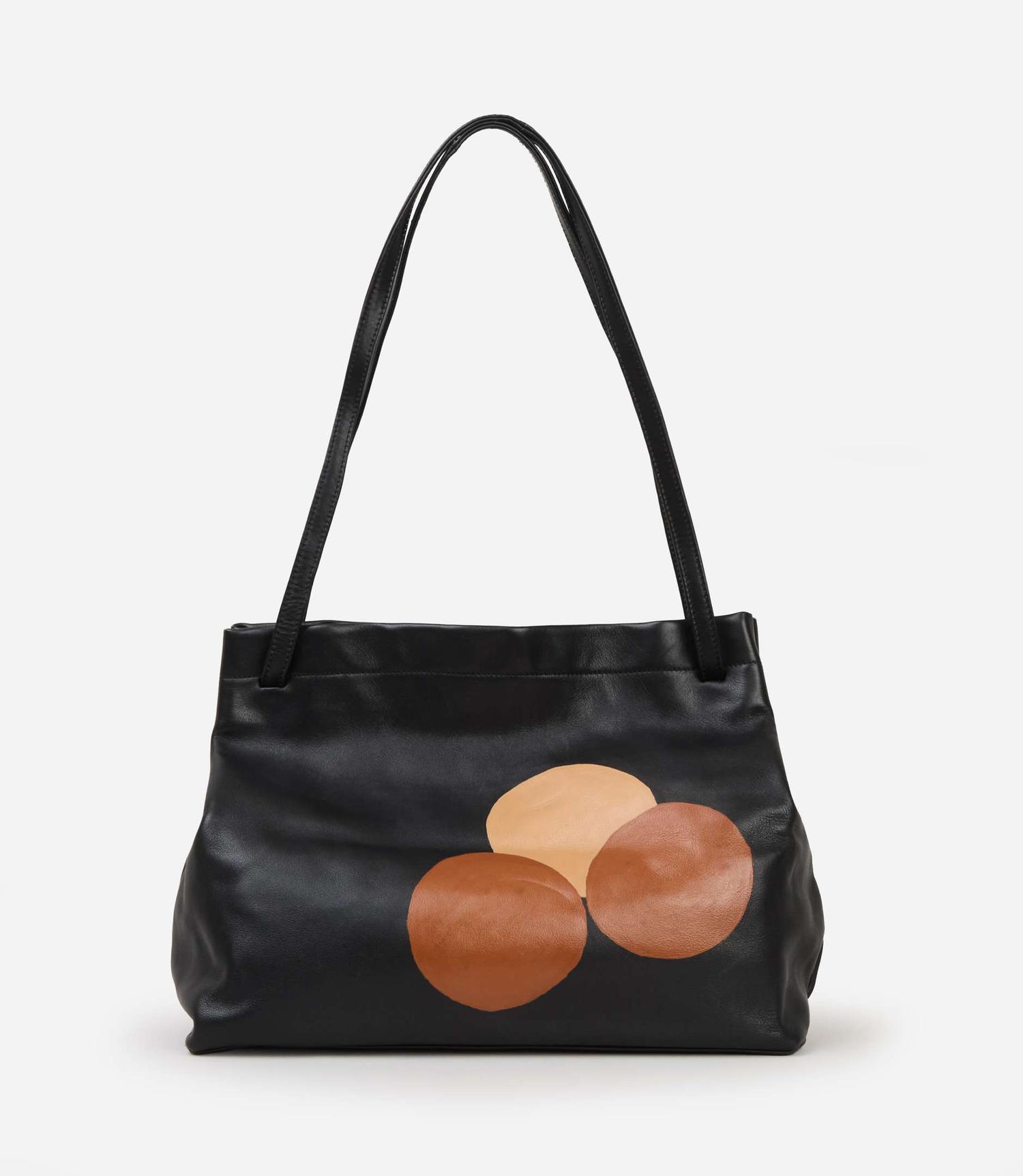 Barney's New York | 1990s Black Leather Handbag