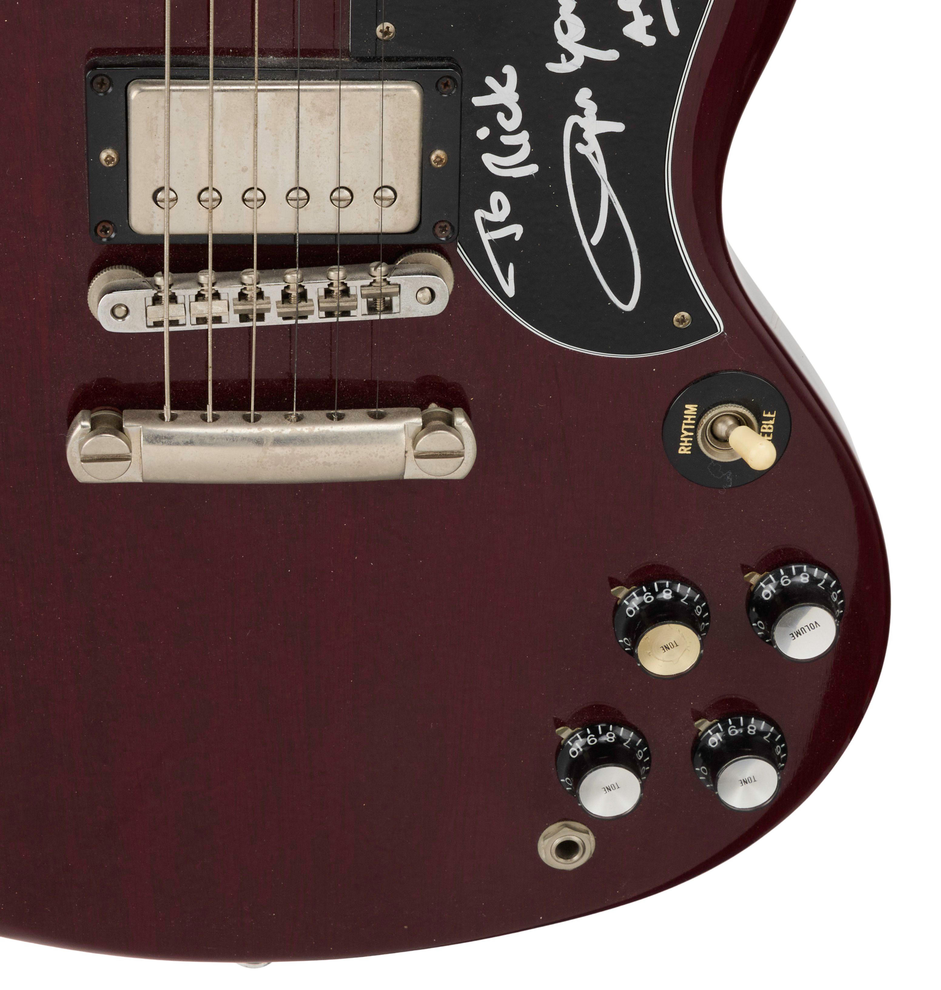 AC/DC | Angus Young Signed 1990 Gibson SG 1962 Reissue Electric