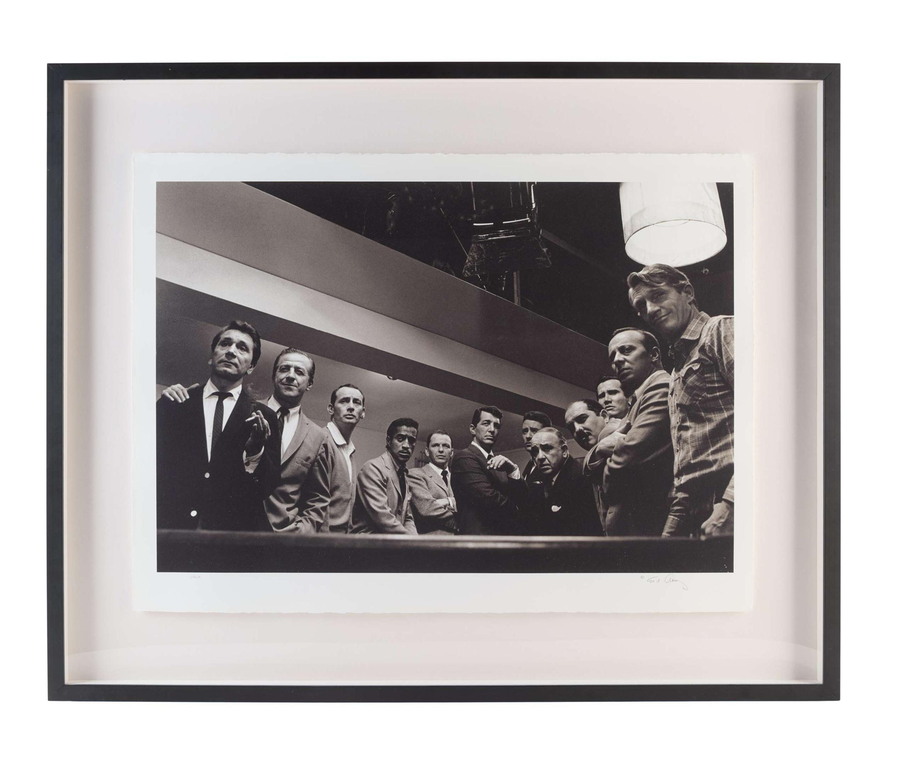 オーシャンズ11 主演者5人 直筆サイン入りコレクター写真 ハリウッド 映画 Jerry Weintraub | “Ocean's 11” (1960) Sid Avery Signed Cast Photo