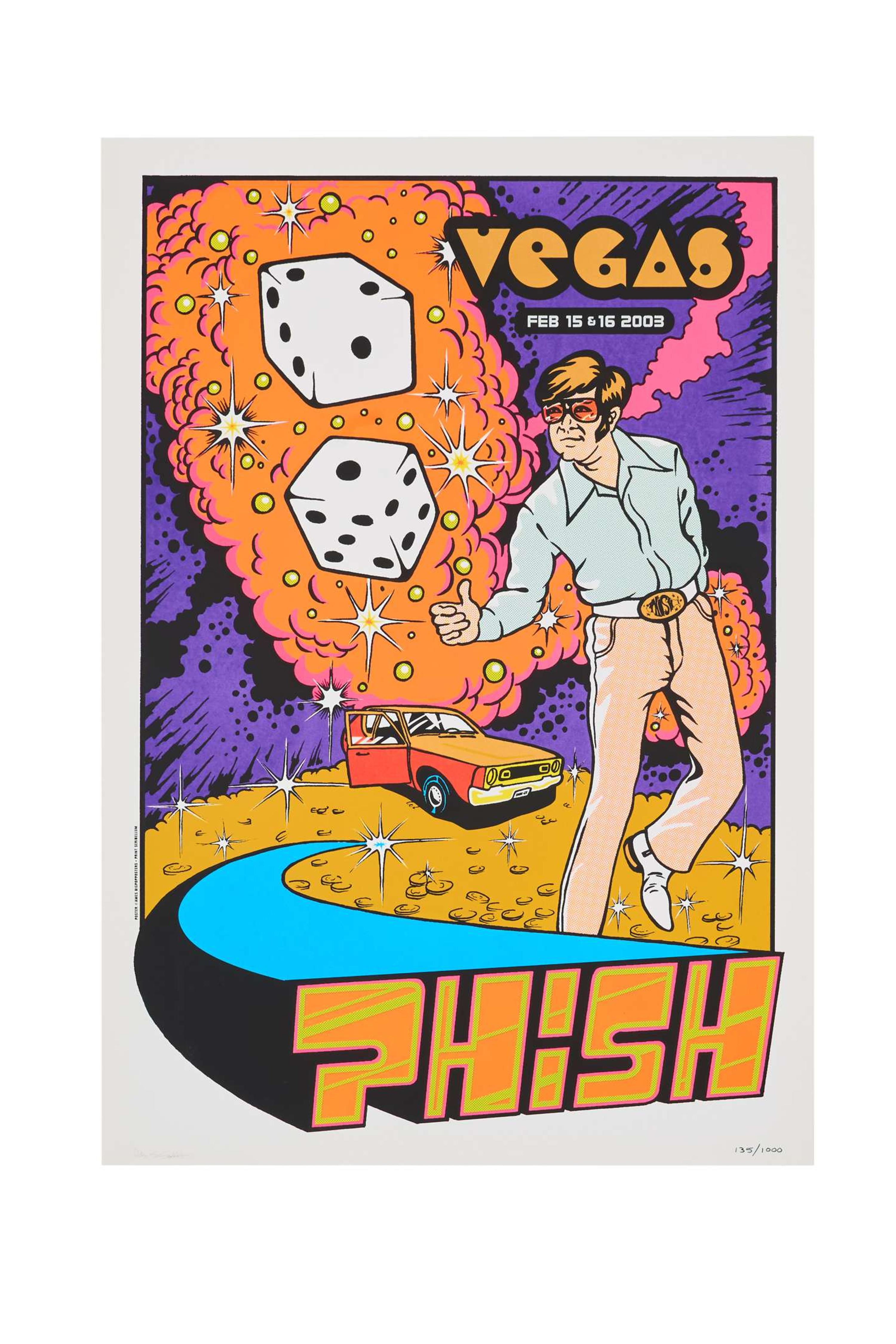 少女義経伝 ポスター B2 2003年 エイムス ブリッジ moo Phish | 2003 Artist Signed Original Ames Bros. Thomas and Mack